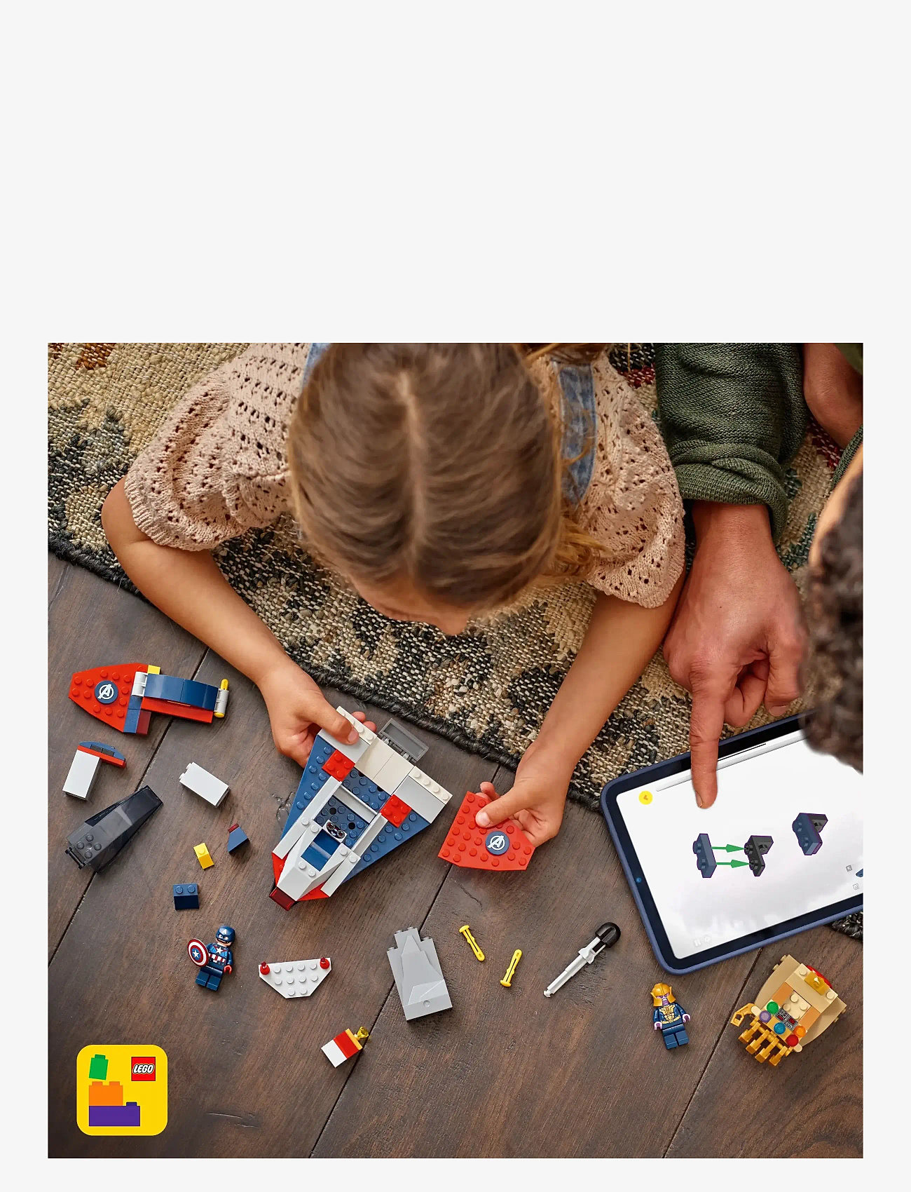 LEGO - Marvel Captain America vs. Thanos with 2 Minifigures 76319 - lego super heroes - multi - 5