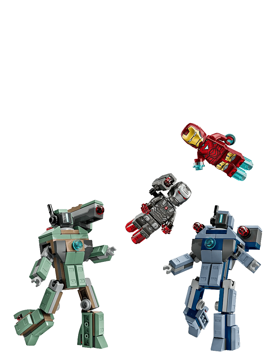 LEGO - Marvel Iron Man & War Machine vs. Hammer Drones Building Toy 76320 - lego® super heroes - multi - 1