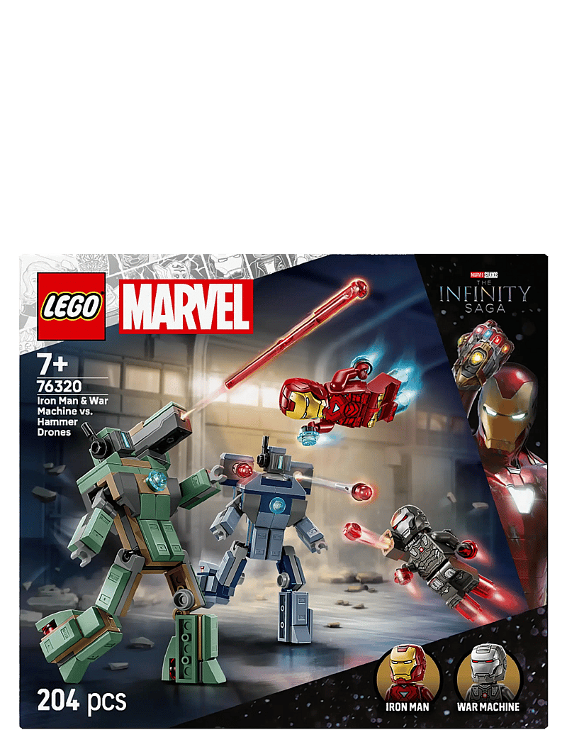 LEGO - Marvel Iron Man & War Machine vs. Hammer Drones Building Toy 76320 - lego® super heroes - multi - 2