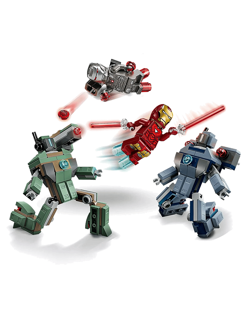 LEGO - Marvel Iron Man & War Machine vs. Hammer Drones Building Toy 76320 - lego® super heroes - multi - 4