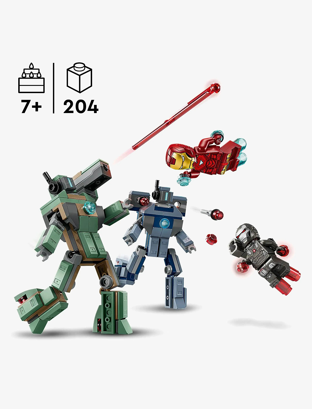 LEGO - Marvel Iron Man & War Machine vs. Hammer Drones 76320 - lego super heroes - multi - 5