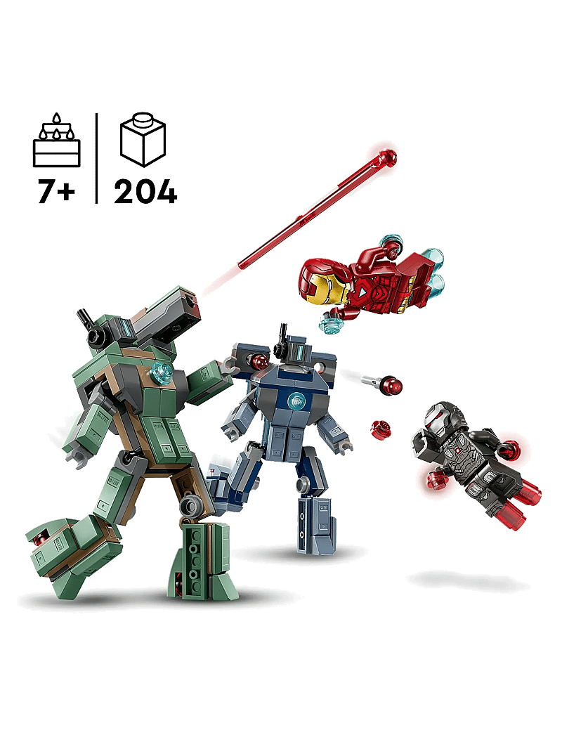 LEGO - Marvel Iron Man & War Machine vs. Hammer Drones Building Toy 76320 - lego® super heroes - multi - 5
