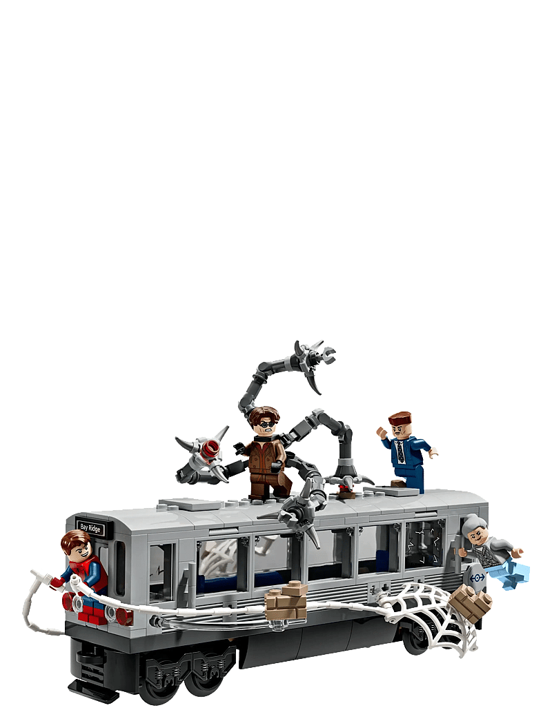 LEGO - Marvel Spider-Man vs. Doc Ock Subway Train Scene Building Toy 76321 - lego super heroes - multi - 1