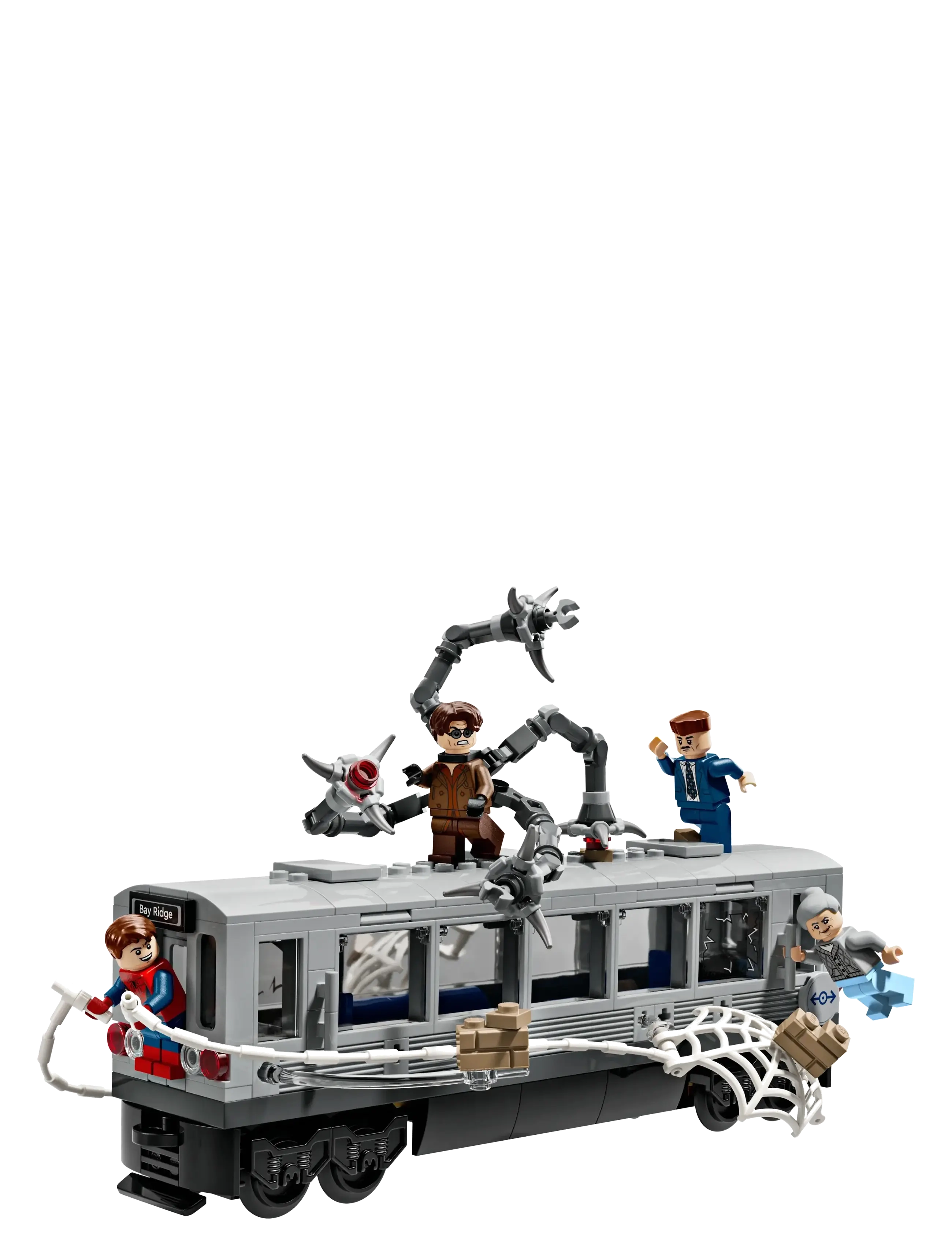 LEGO - Marvel Spider-Man vs. Doc Ock Subway Train Scene Building Toy 76321 - lego® super heroes - multi - 1