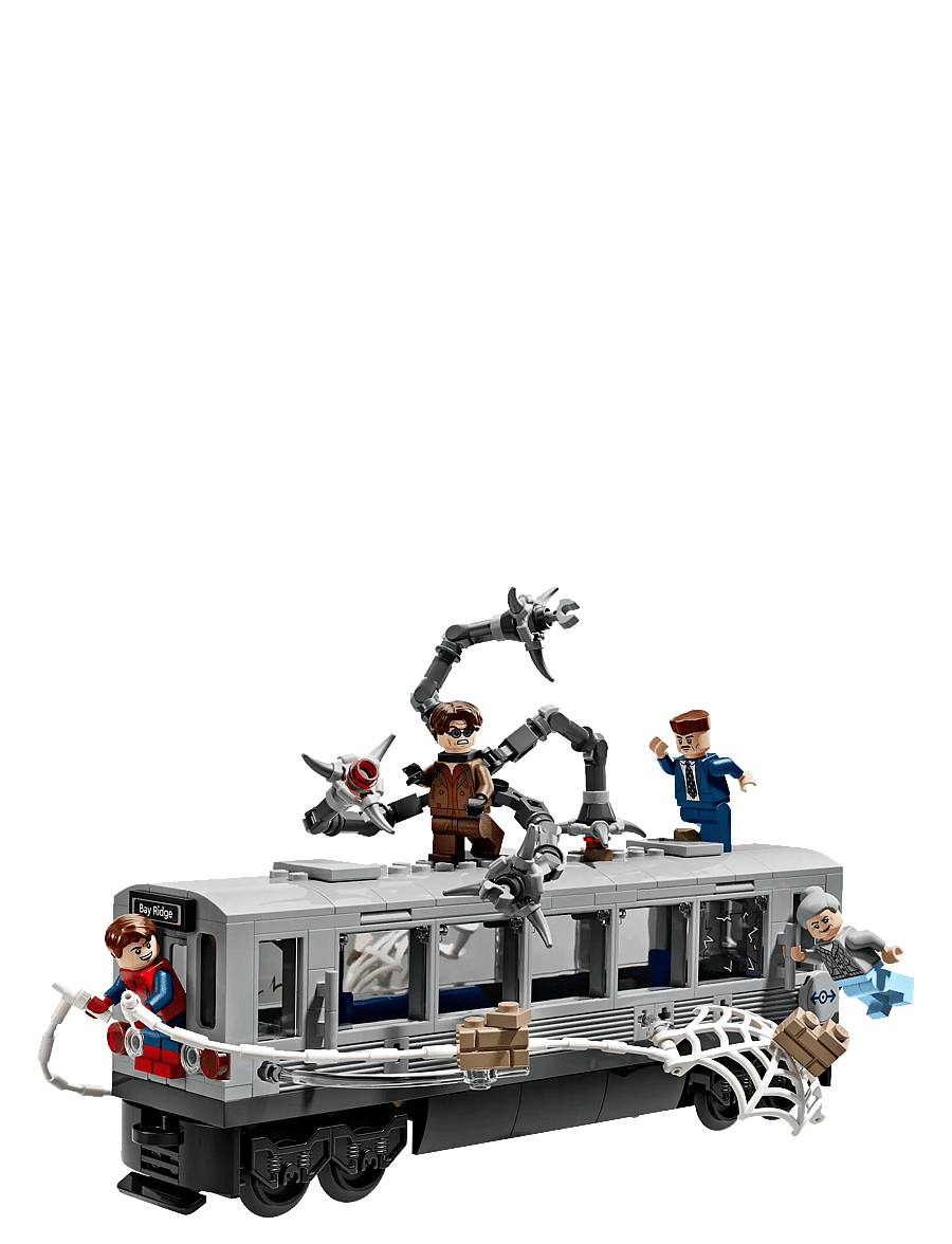 LEGO - Marvel Spider-Man vs. Doc Ock Subway Train Scene Building Toy 76321 - lego® super heroes - multi - 1