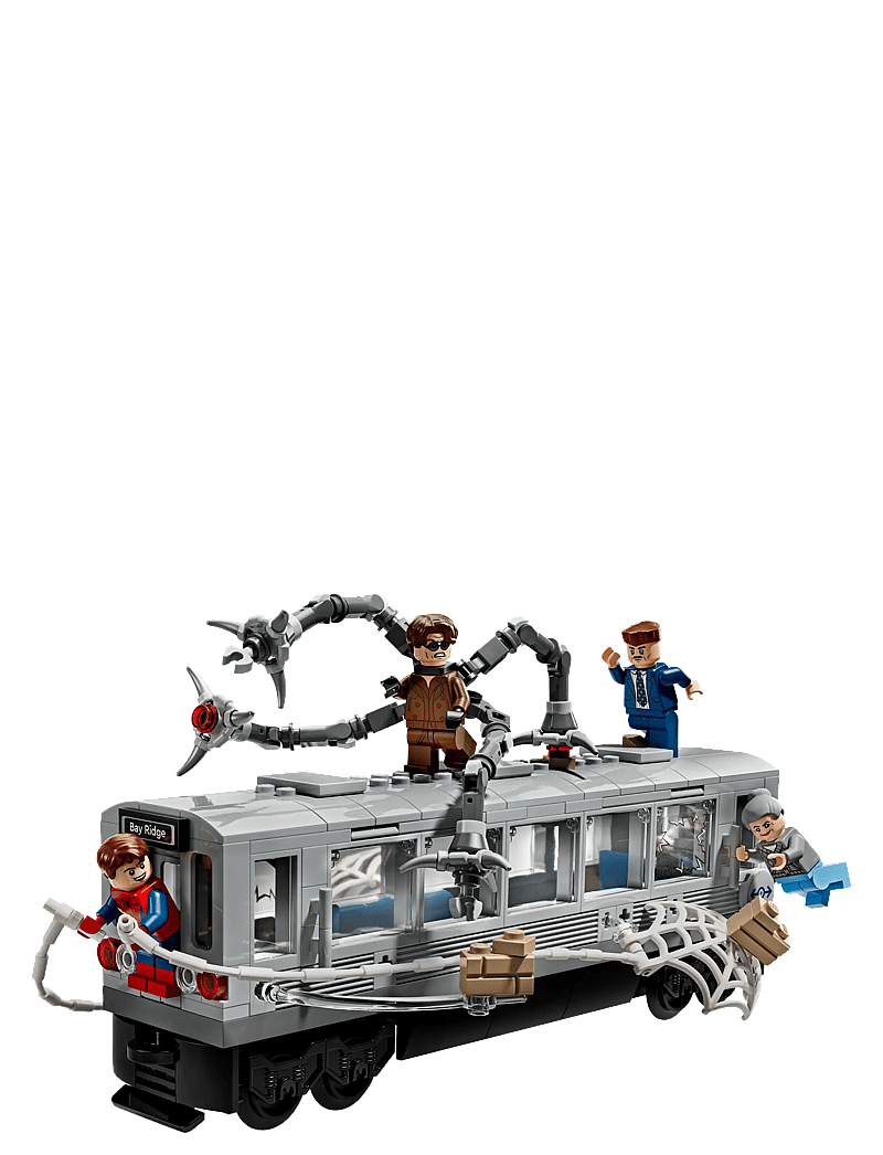 LEGO - Marvel Spider-Man vs. Doc Ock Subway Train Scene Building Toy 76321 - lego super heroes - multi - 2