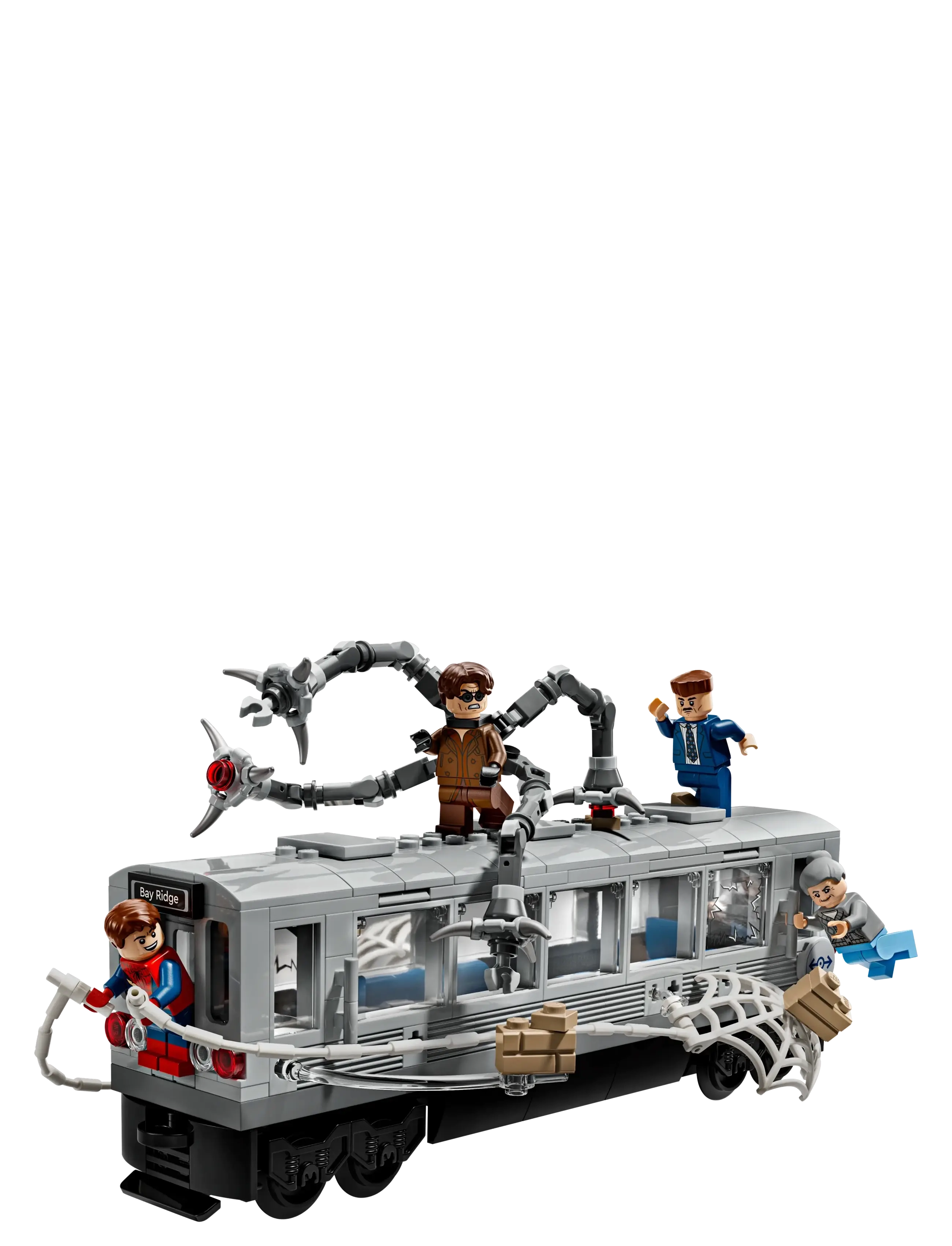 LEGO - Marvel Spider-Man vs. Doc Ock Subway Train Scene Building Toy 76321 - lego® super heroes - multi - 2