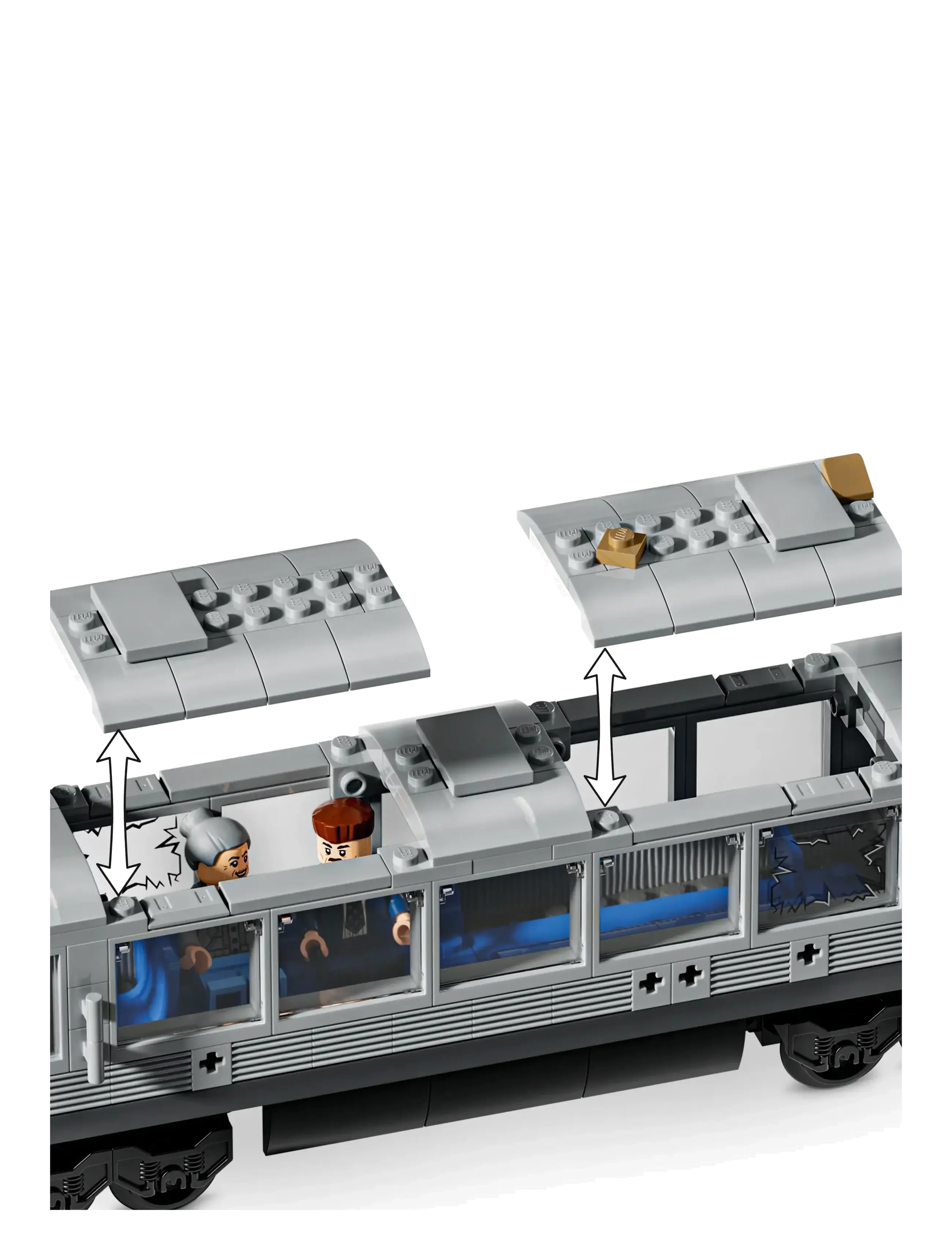 LEGO - Marvel Spider-Man vs. Doc Ock Subway Train Scene Building Toy 76321 - lego® super heroes - multi - 3
