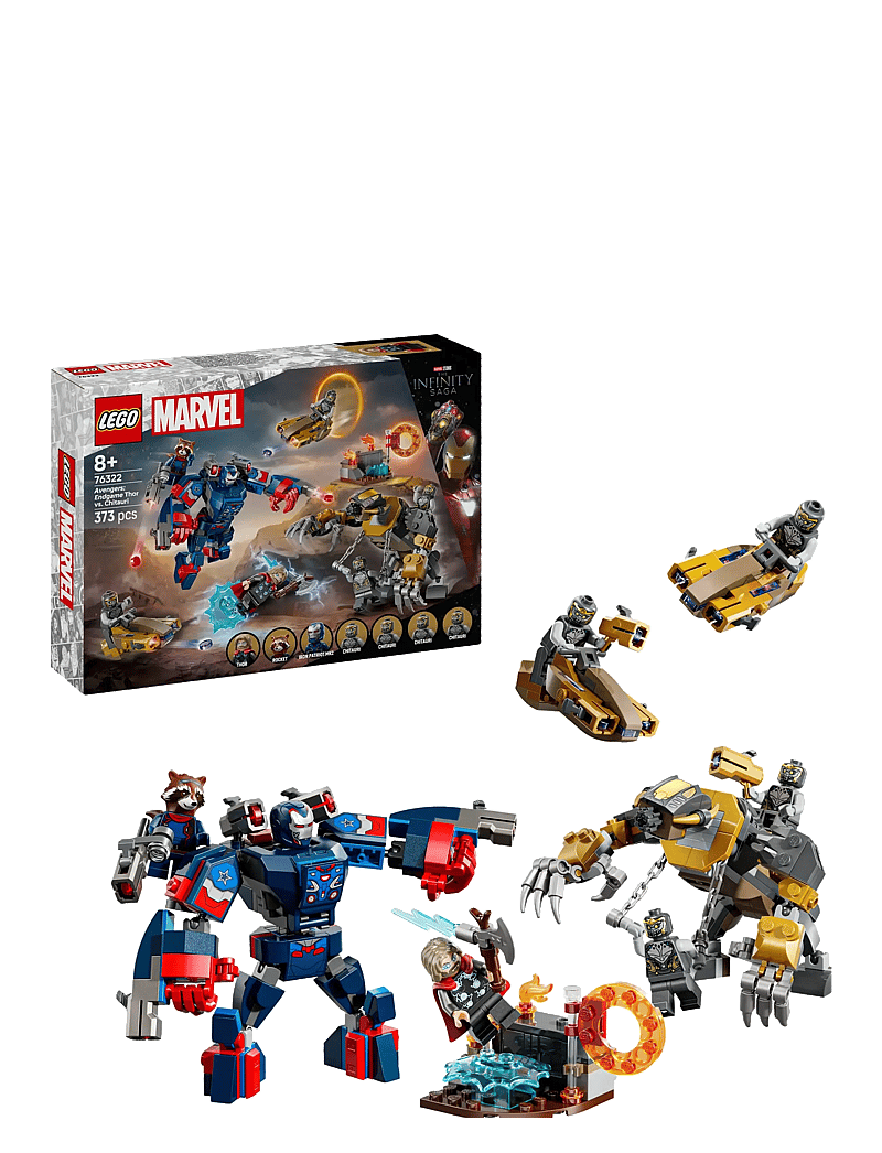 LEGO - Marvel Avengers: Endgame Thor vs. Chitauri Super Hero Action 76322 - action-figuren - multi - 0