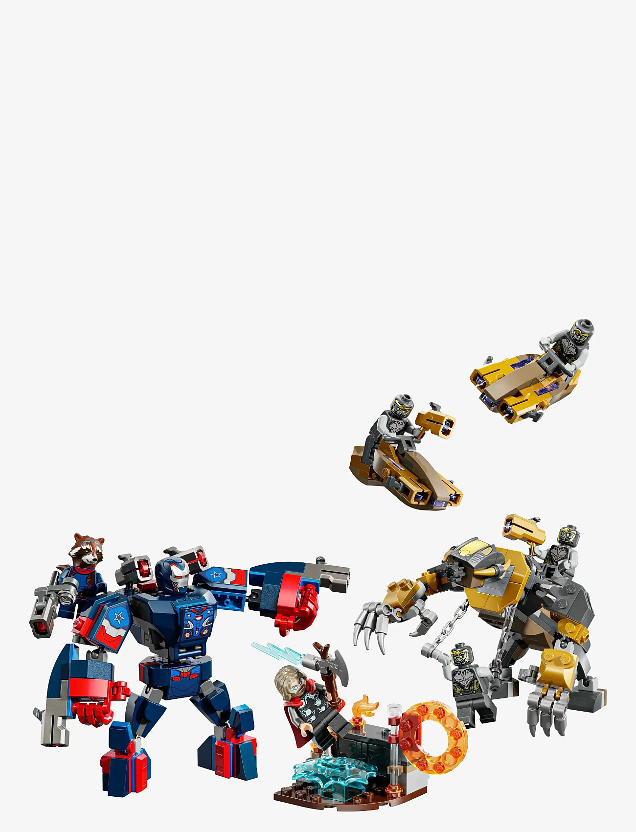 LEGO - Marvel Avengers: Endgame Thor vs. Chitauri Super Hero Action 76322 - action-figuren - multi - 1