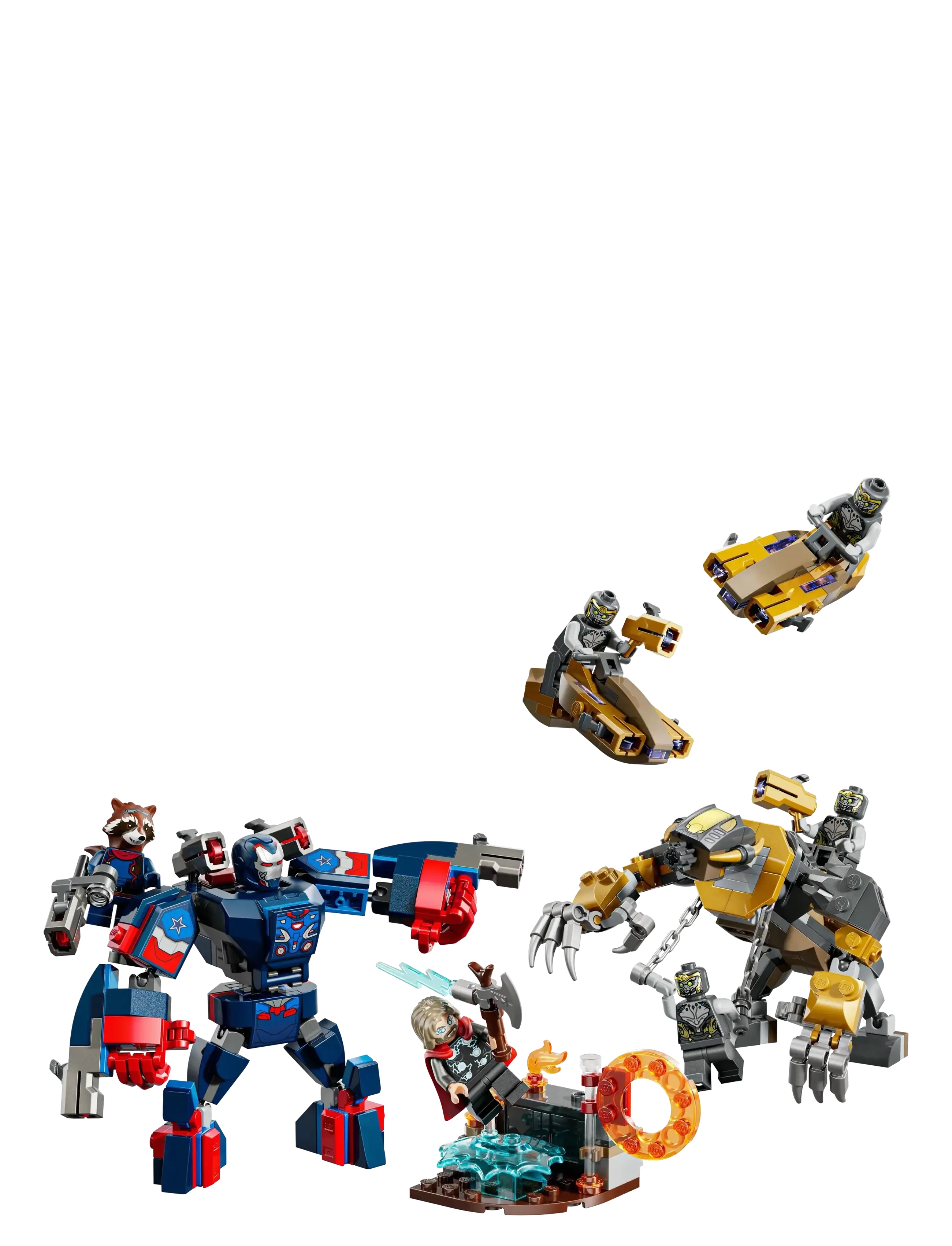 LEGO - Marvel Avengers: Endgame Thor vs. Chitauri Super Hero Action 76322 - lego® super heroes - multi - 1