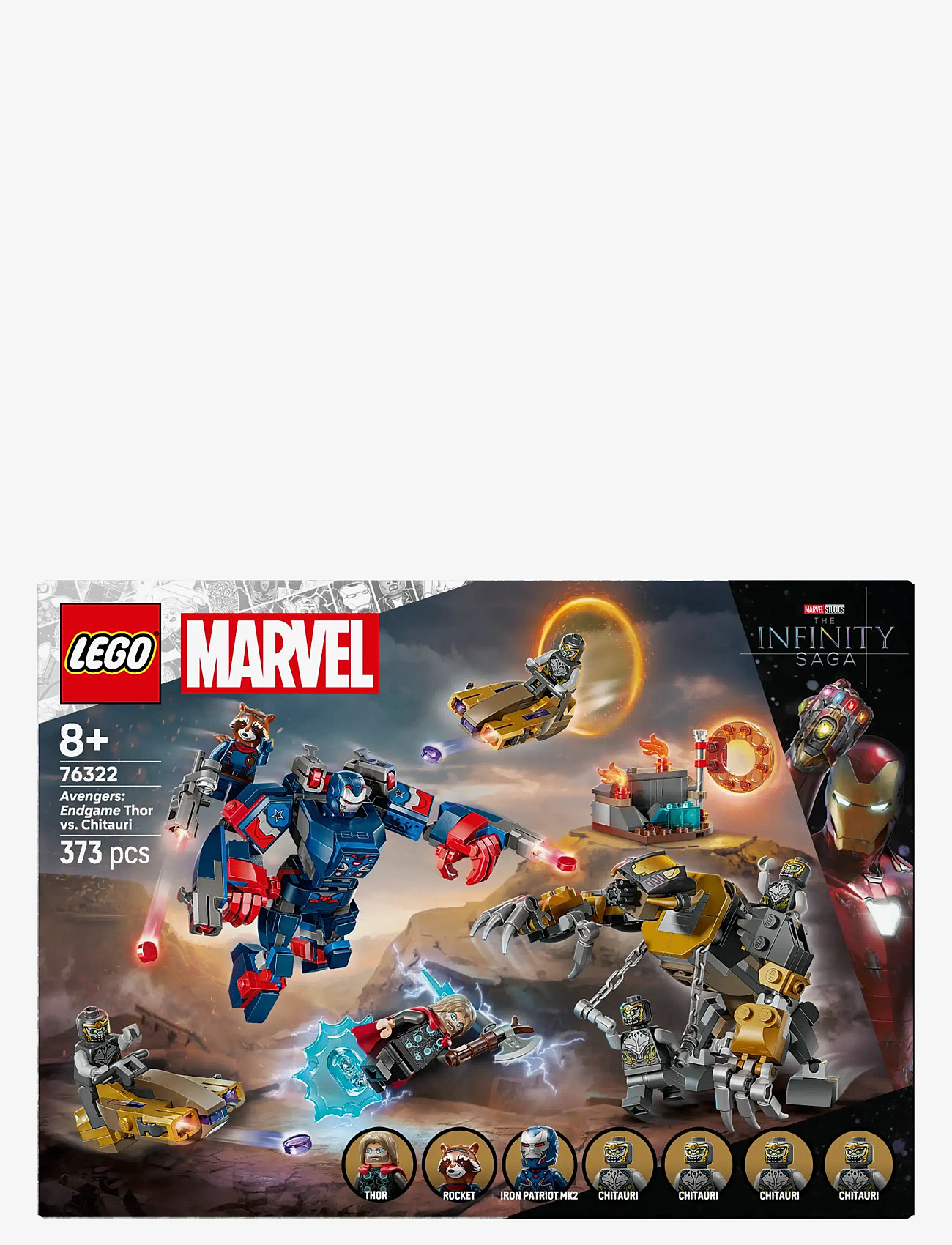 LEGO - Marvel Avengers: Endgame Thor vs. Chitauri Super Hero Action 76322 - action-figuren - multi - 2