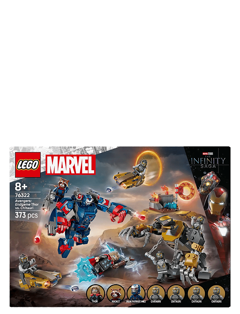 LEGO - Marvel Avengers: Endgame Thor vs. Chitauri Super Hero Action 76322 - action-figuren - multi - 2