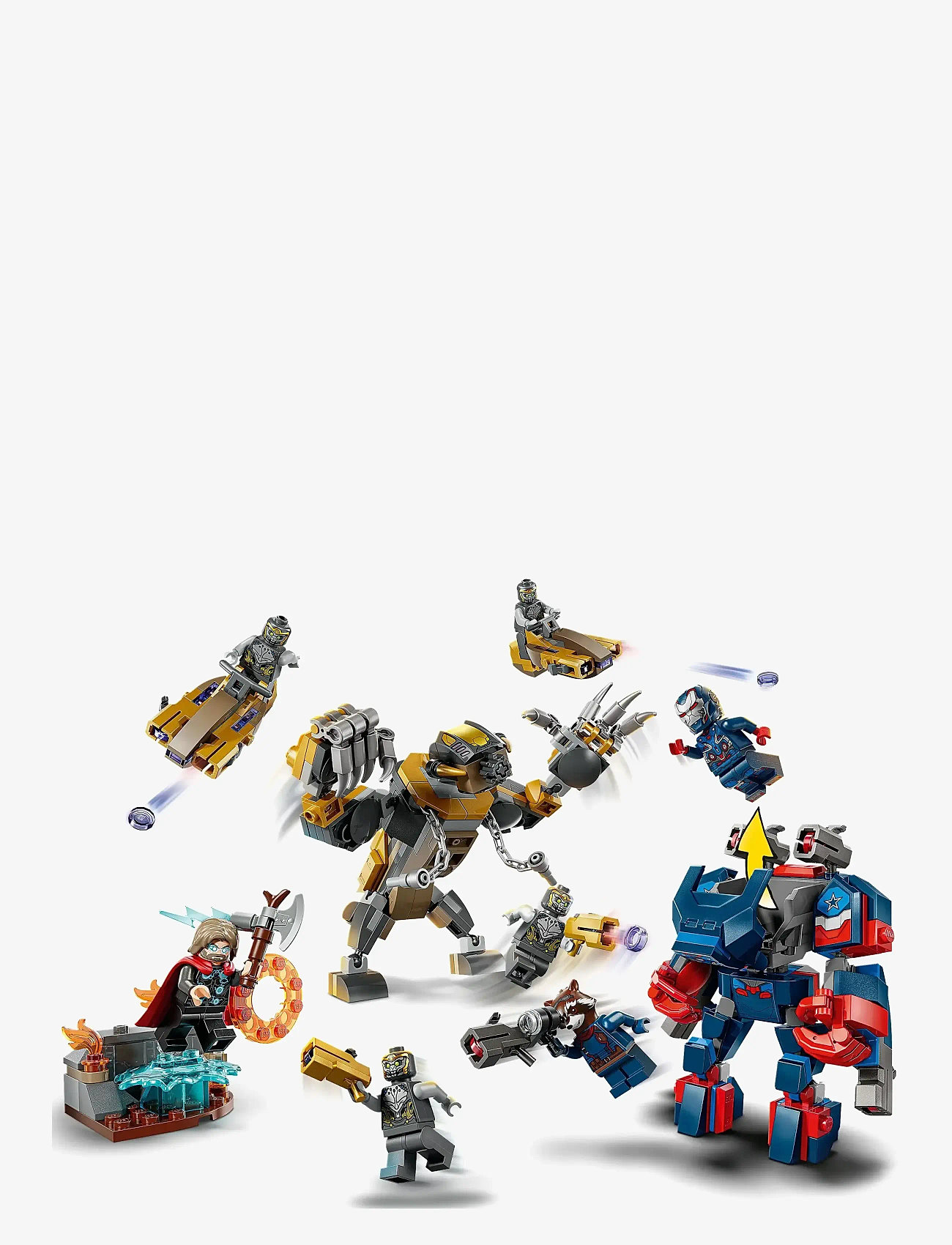 LEGO - Marvel Avengers: Endgame Thor vs. Chitauri Super Hero Action 76322 - action-figuren - multi - 4