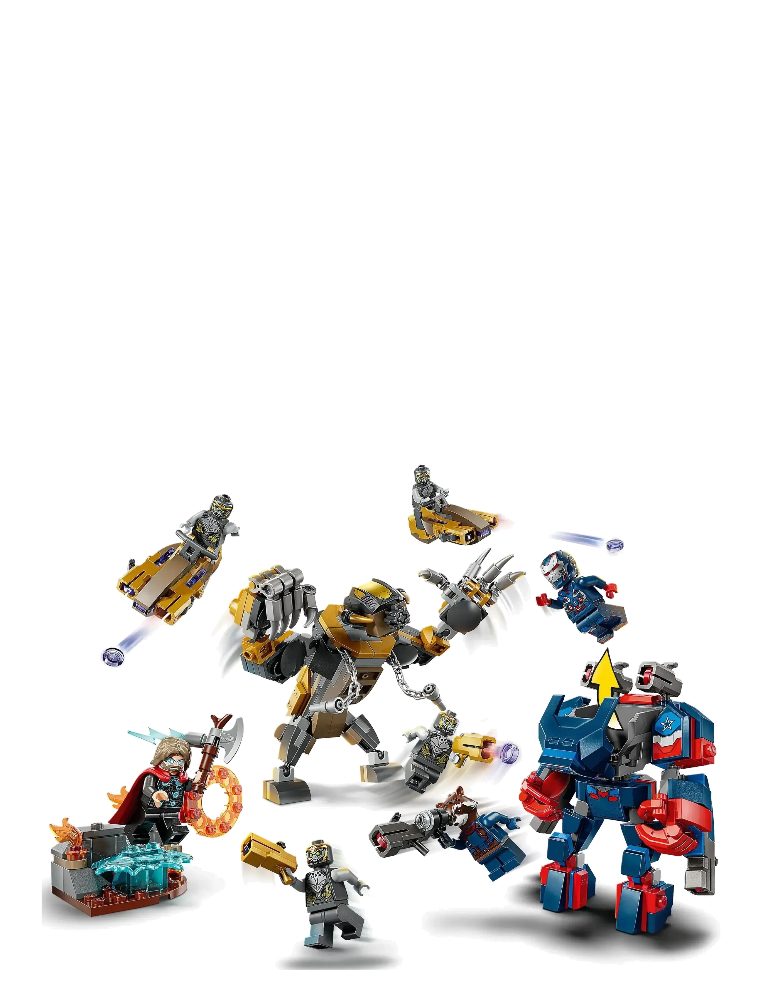 LEGO - Marvel Avengers: Endgame Thor vs. Chitauri Super Hero Action 76322 - lego® super heroes - multi - 4