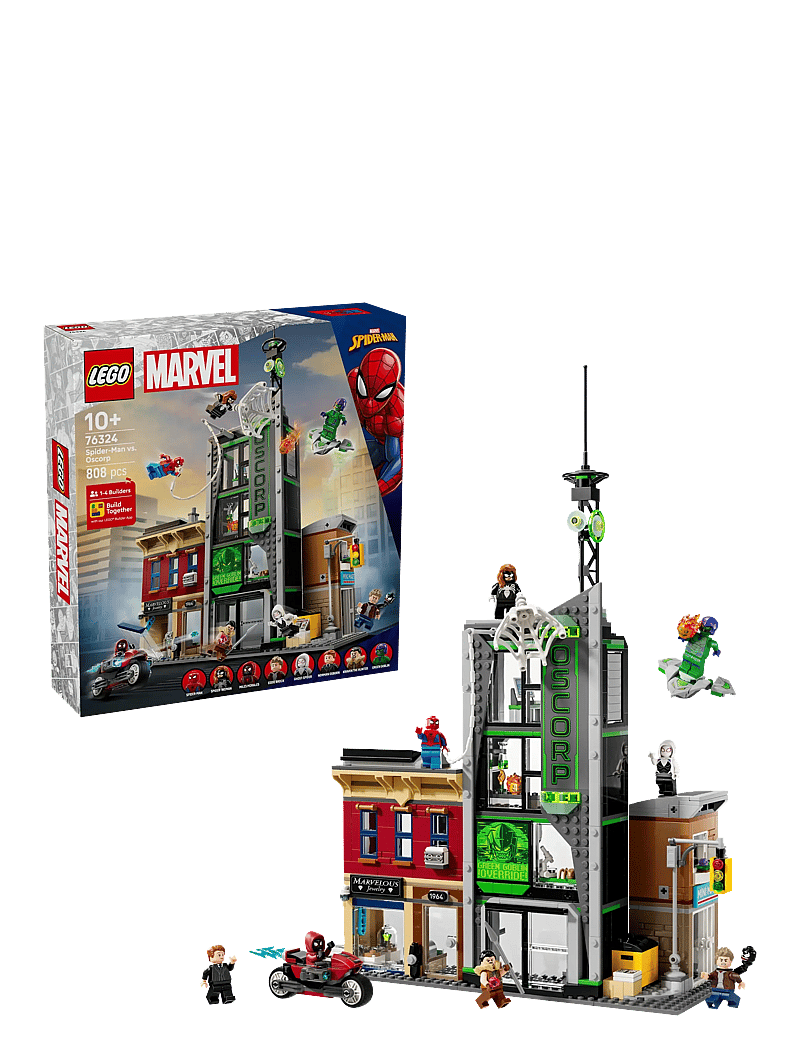 LEGO - Marvel Spider-Man vs. Oscorp, Kids’ Super Hero Building Kit 76324 - lego® super heroes - multi - 0