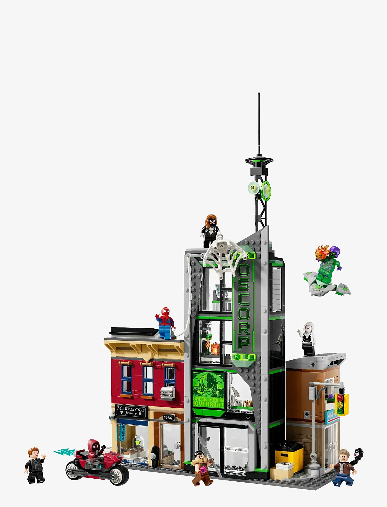 LEGO - Marvel Spider-Man vs. Oscorp, Kids’ Super Hero Building Kit 76324 - lego super heroes - multi - 1