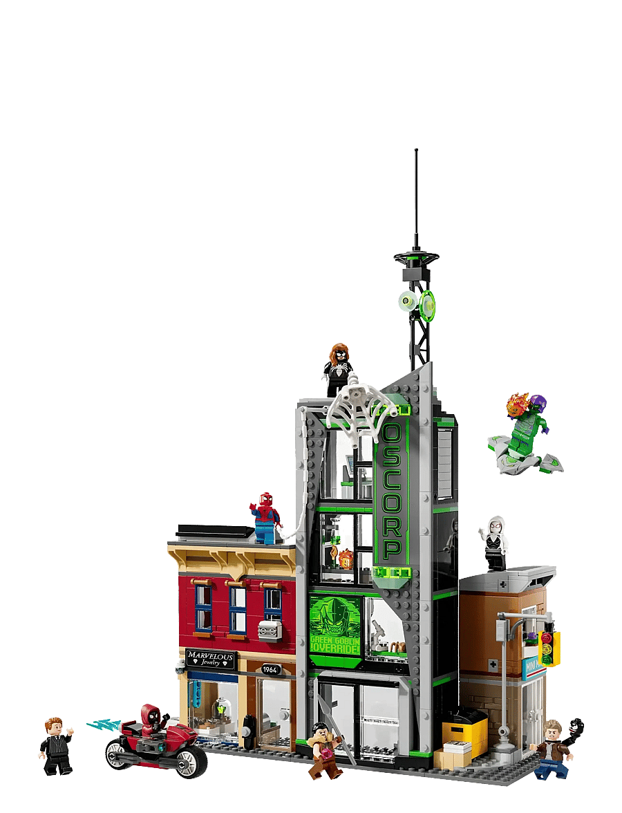 LEGO - Marvel Spider-Man vs. Oscorp, Kids’ Super Hero Building Kit 76324 - lego® super heroes - multi - 1