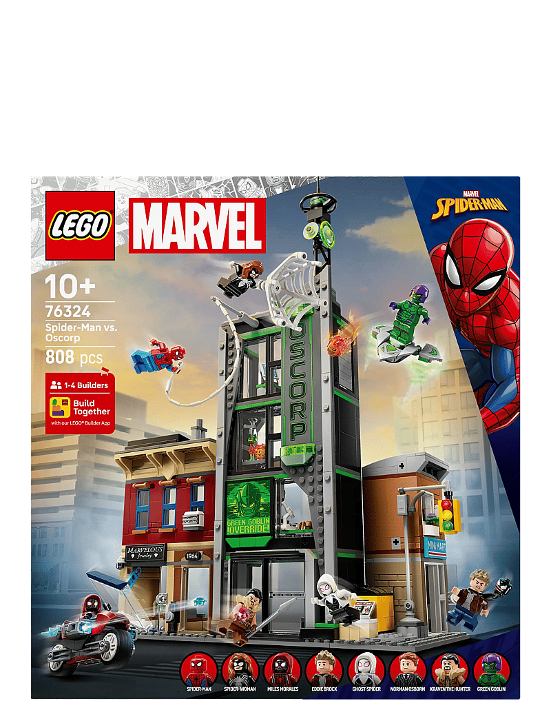 LEGO - Marvel Spider-Man vs. Oscorp, Kids’ Super Hero Building Kit 76324 - lego® super heroes - multi - 2