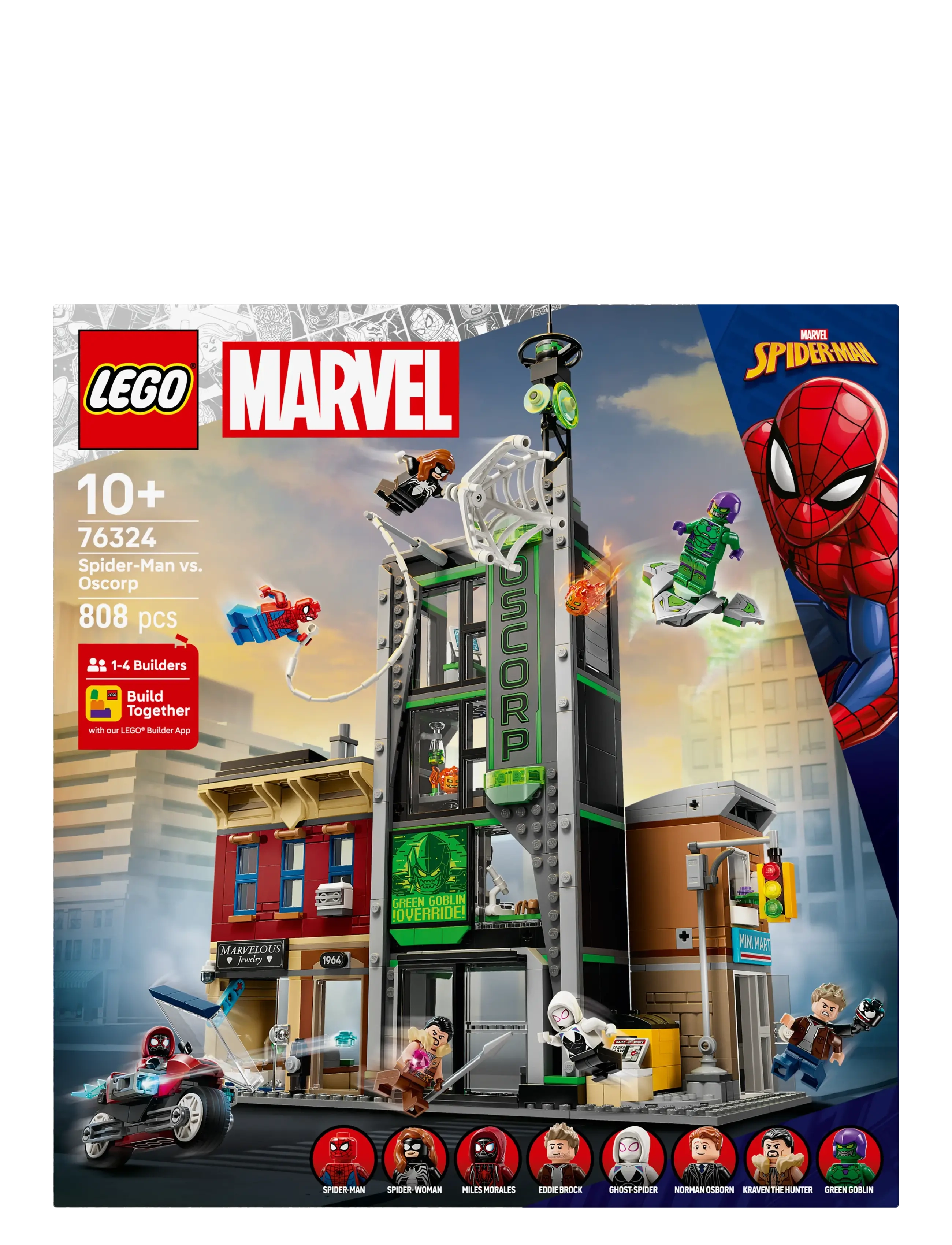 LEGO - Marvel Spider-Man vs. Oscorp, Kids’ Super Hero 76324 - lego® super heroes - multi - 2