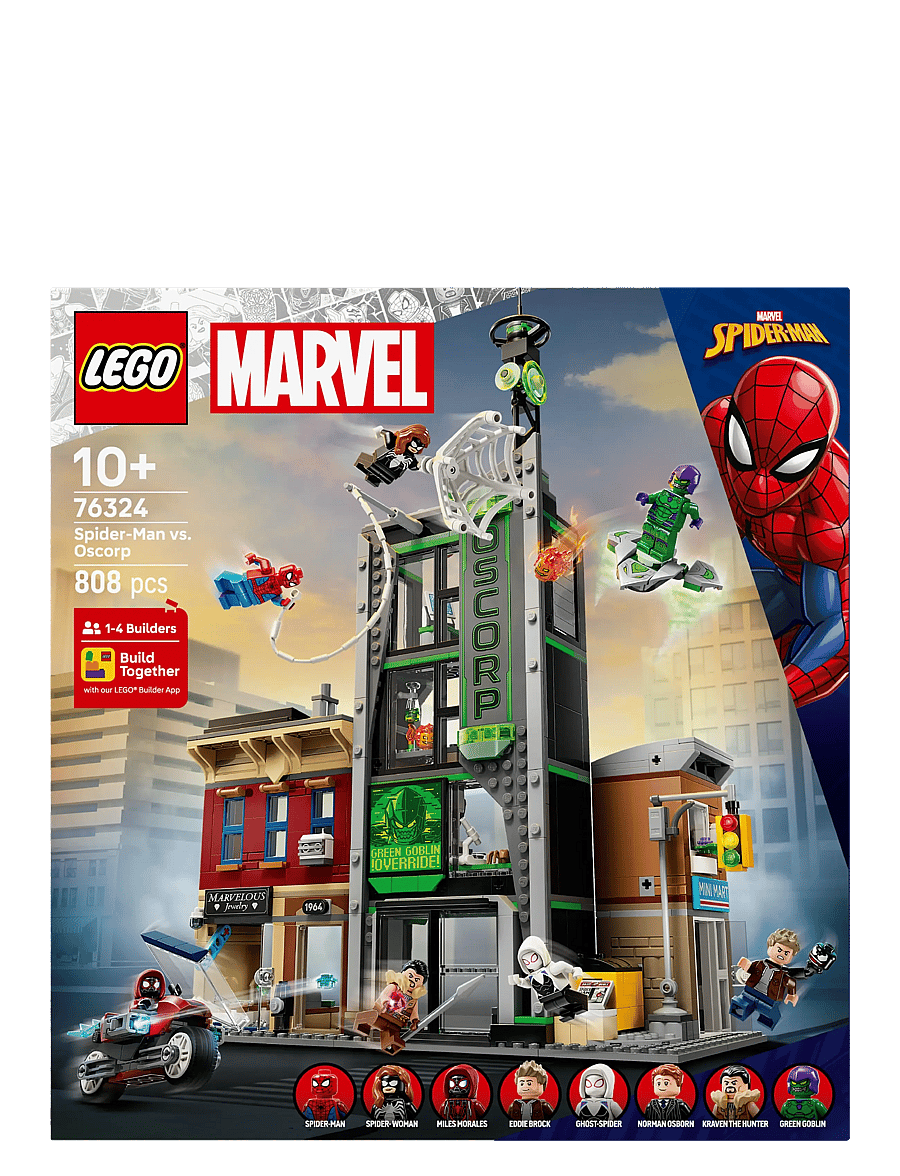 LEGO - Marvel Spider-Man vs. Oscorp, Kids’ Super Hero Building Kit 76324 - lego® super heroes - multi - 2