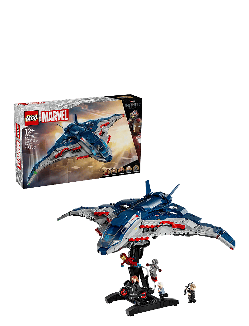 LEGO - Marvel Avengers: Age of Ultron Quinjet, Kids’ Building Kit 76325 - lego super heroes - multi - 0