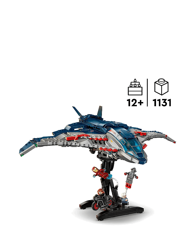 LEGO - Marvel Avengers: Age of Ultron Quinjet, Kids’ Building Kit 76325 - lego super heroes - multi - 1