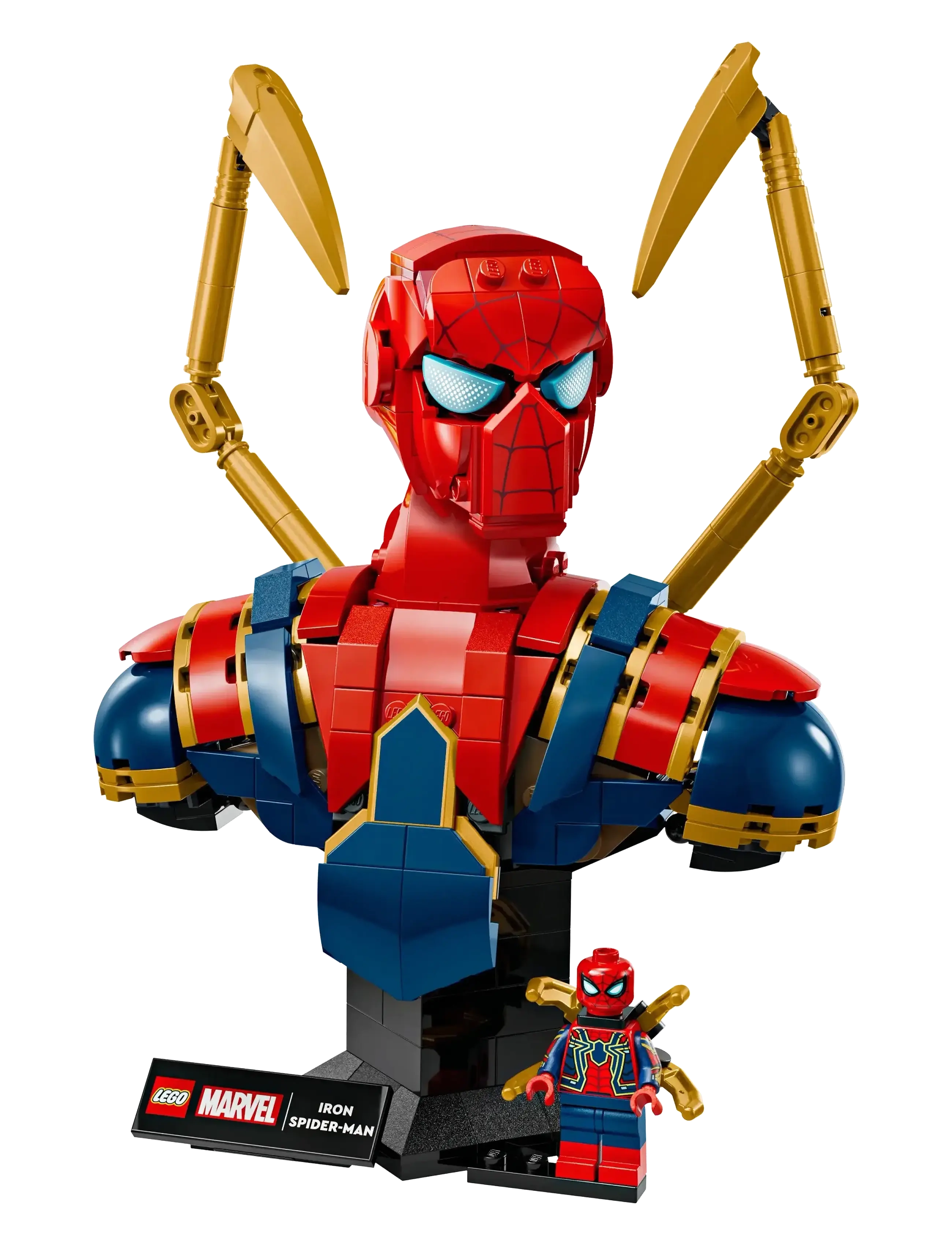 LEGO - Marvel Iron Spider-Man Bust Collectible 76326 - lego® super heroes - multi - 1