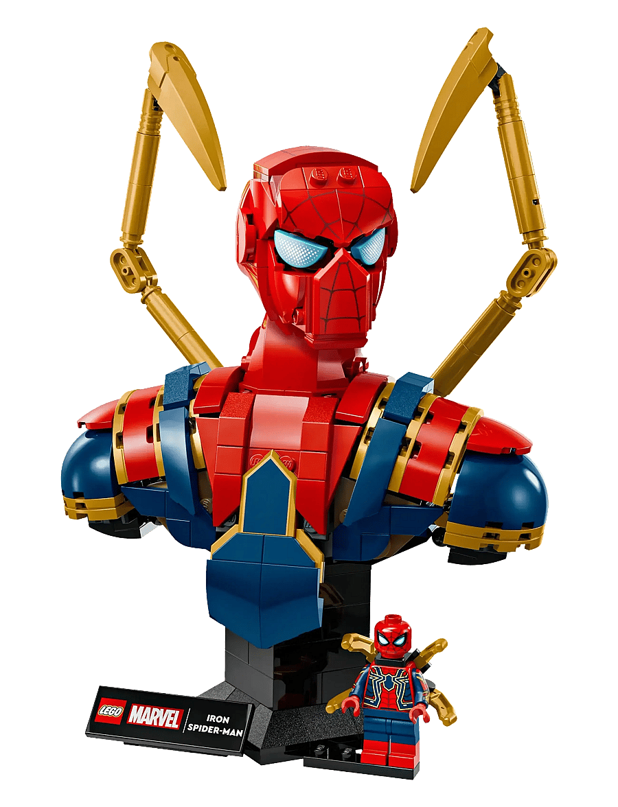 LEGO - Marvel Iron Spider-Man Bust Collectible Adult Building Set 76326 - lego® super heroes - multi - 1