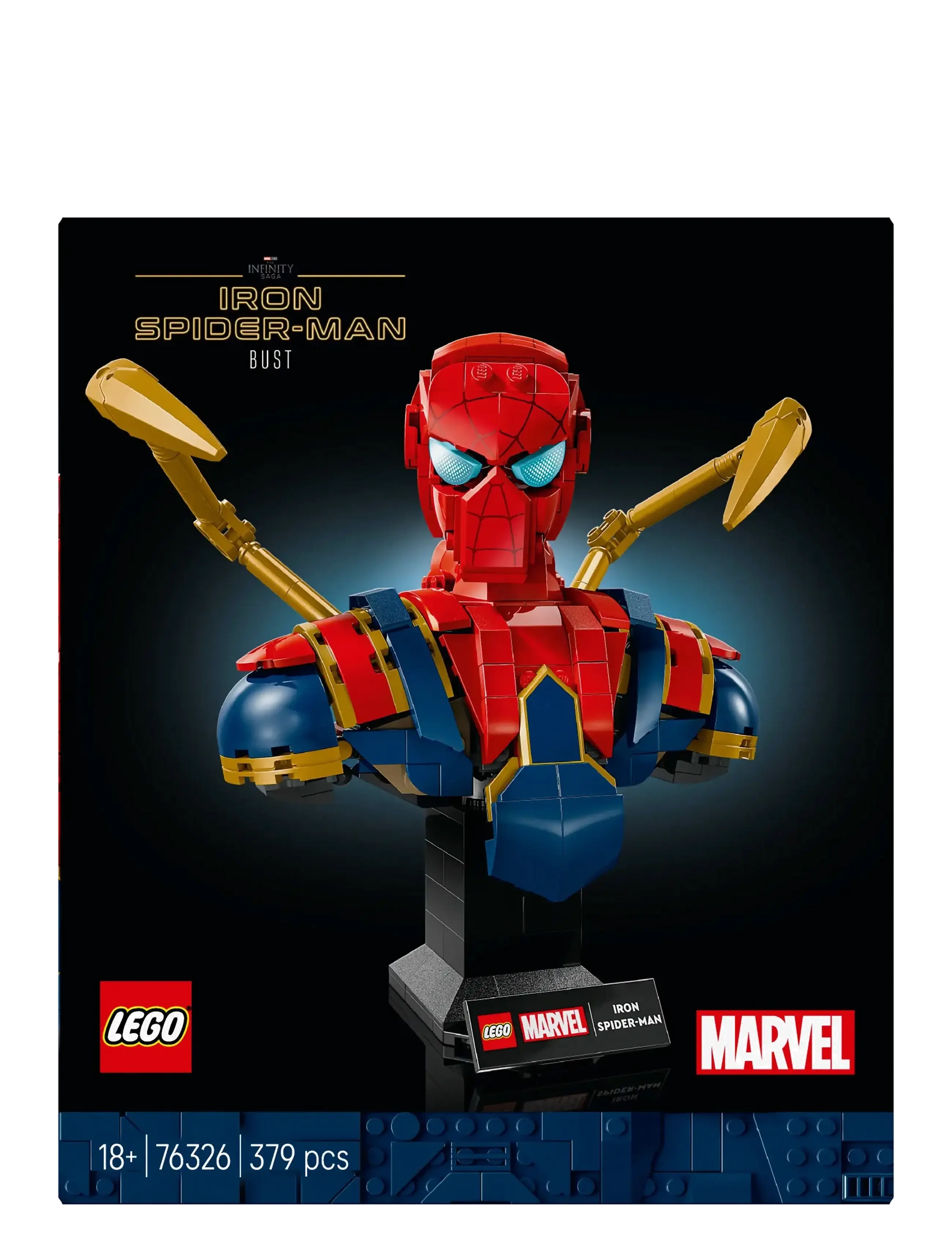 LEGO - Marvel Iron Spider-Man Bust Collectible 76326 - lego® super heroes - multi - 2