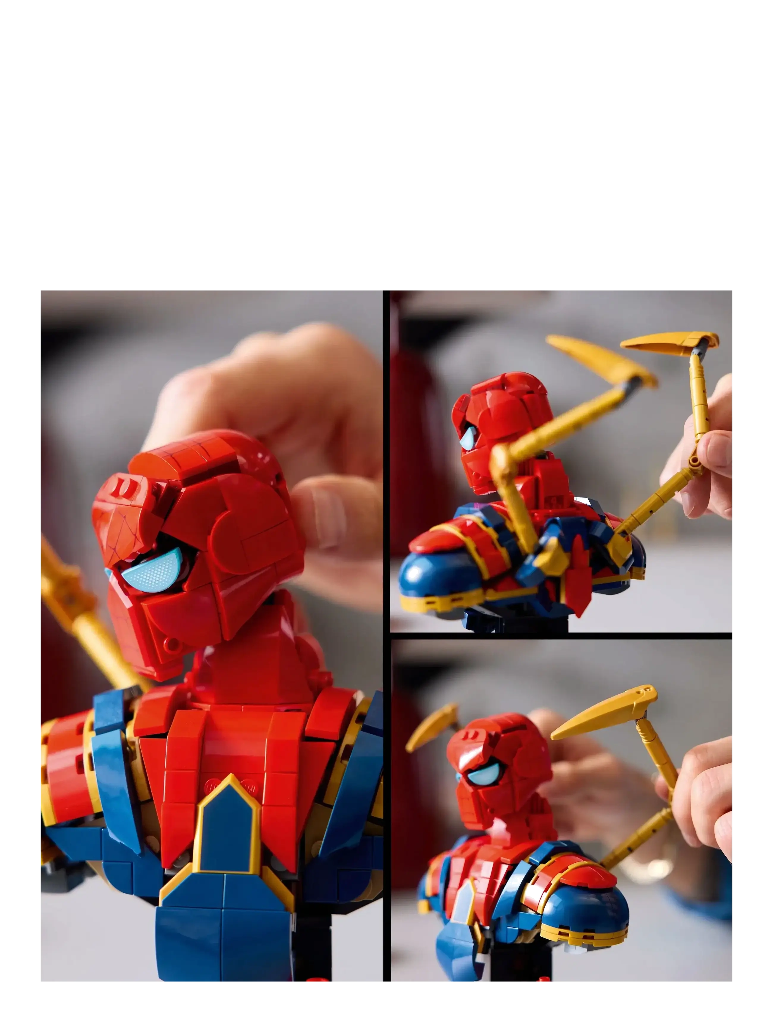 LEGO - Marvel Iron Spider-Man Bust Collectible 76326 - lego® super heroes - multi - 3