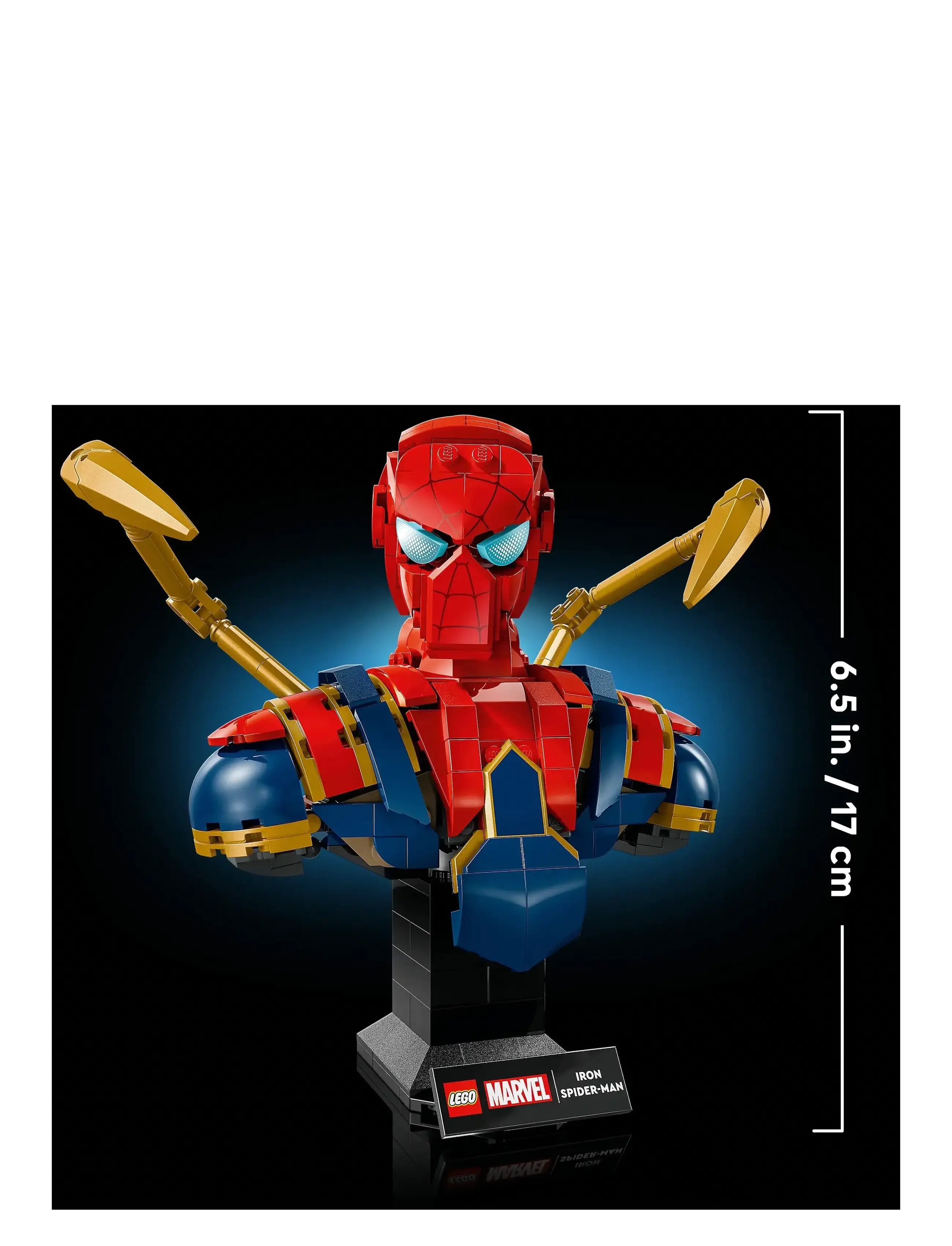 LEGO - Marvel Iron Spider-Man Bust Collectible 76326 - lego® super heroes - multi - 4