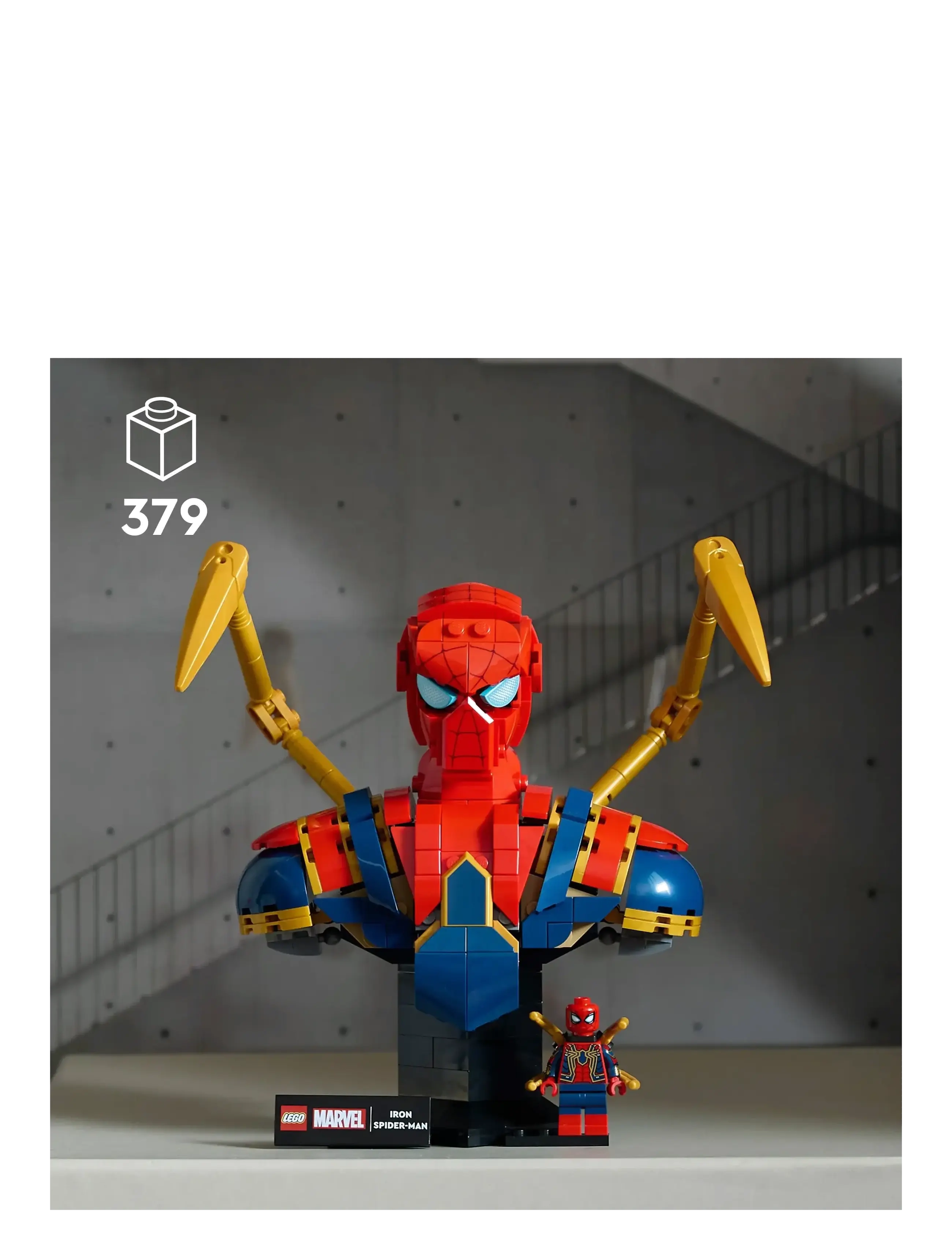 LEGO - Marvel Iron Spider-Man Bust Collectible 76326 - lego® super heroes - multi - 5