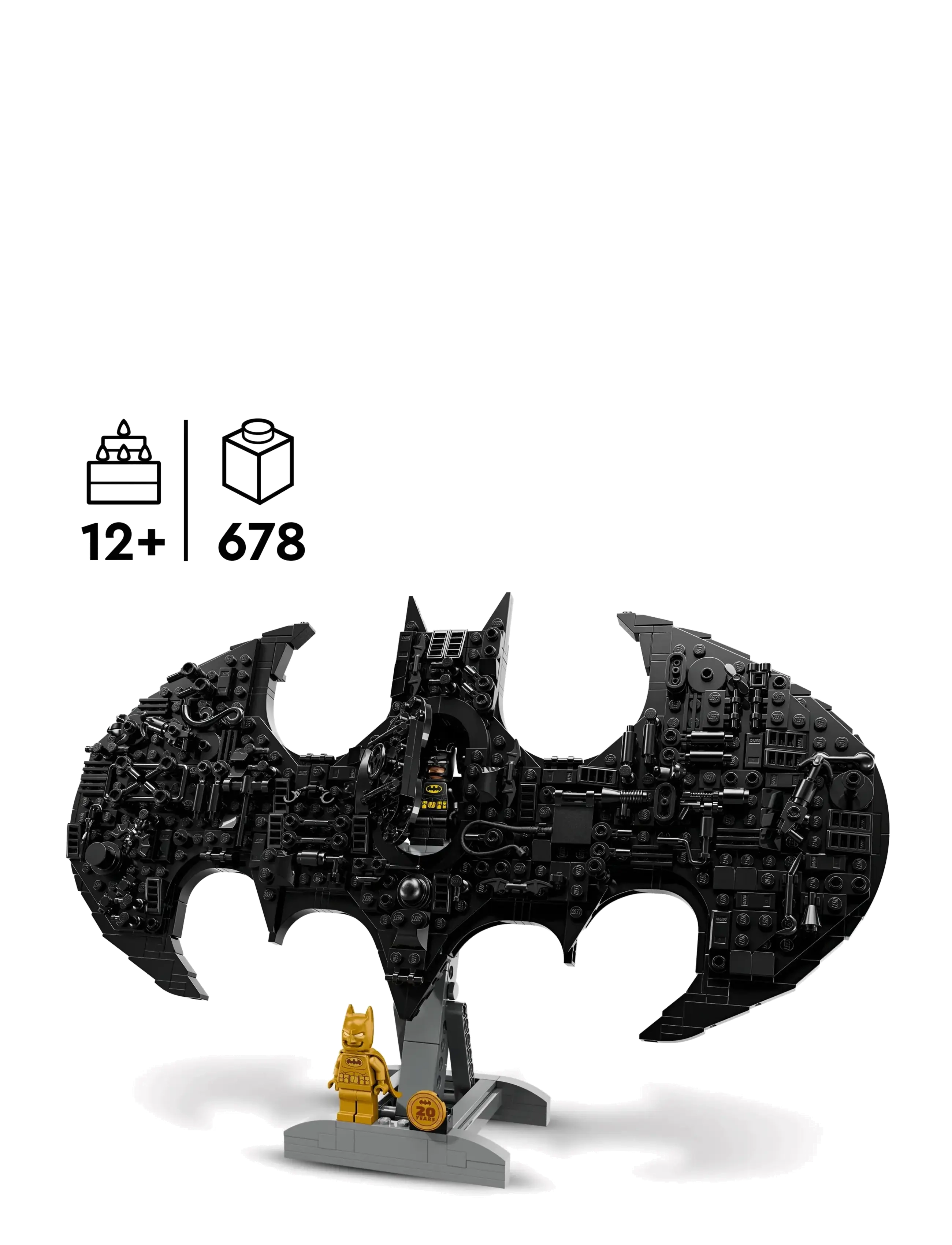 LEGO - DC Batman™: Batman Logo, Super Hero Building Toy 76330 - lego super heroes - multi - 1