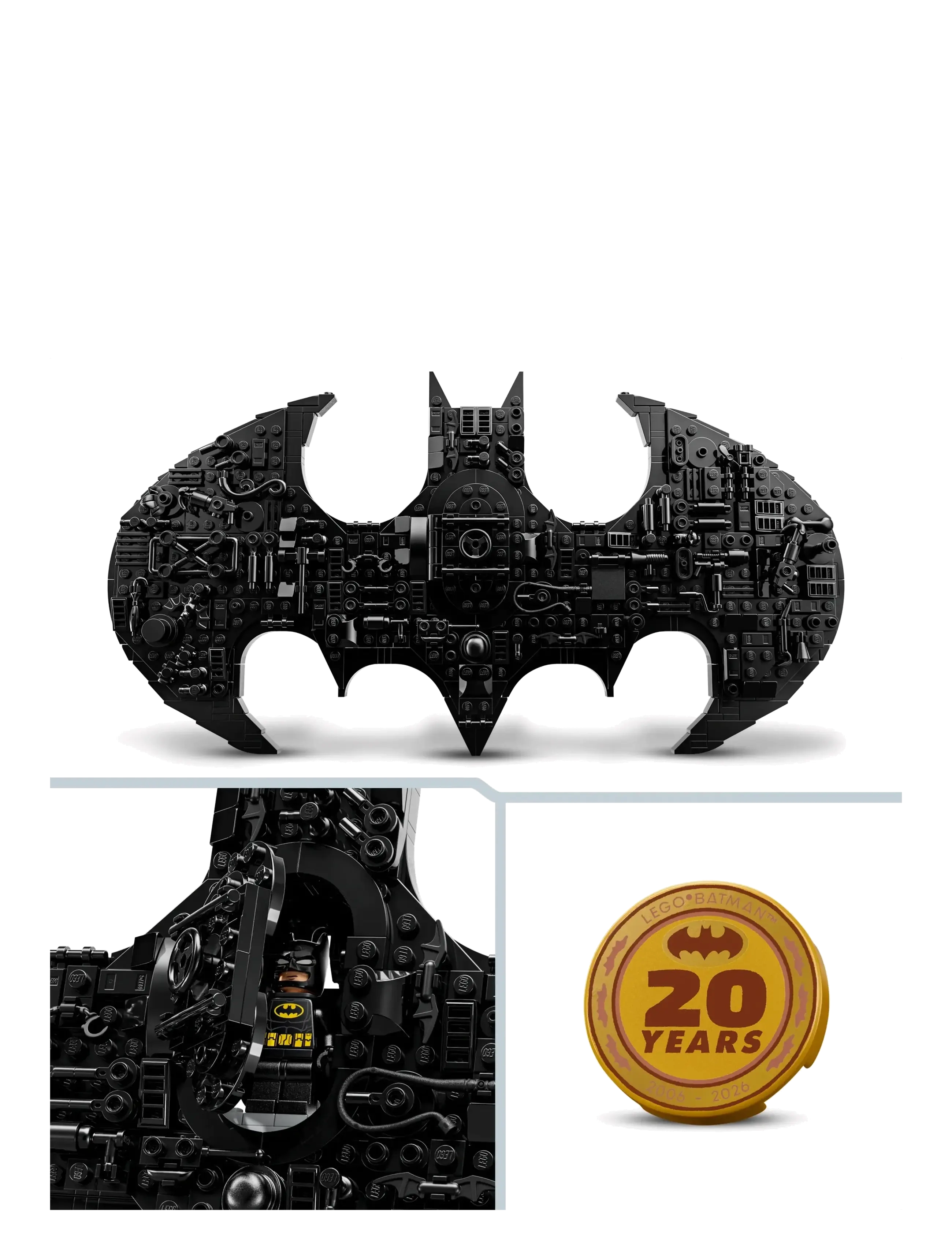 LEGO - DC Batman™: Batman Logo, Super Hero Building Toy 76330 - lego super heroes - multi - 3