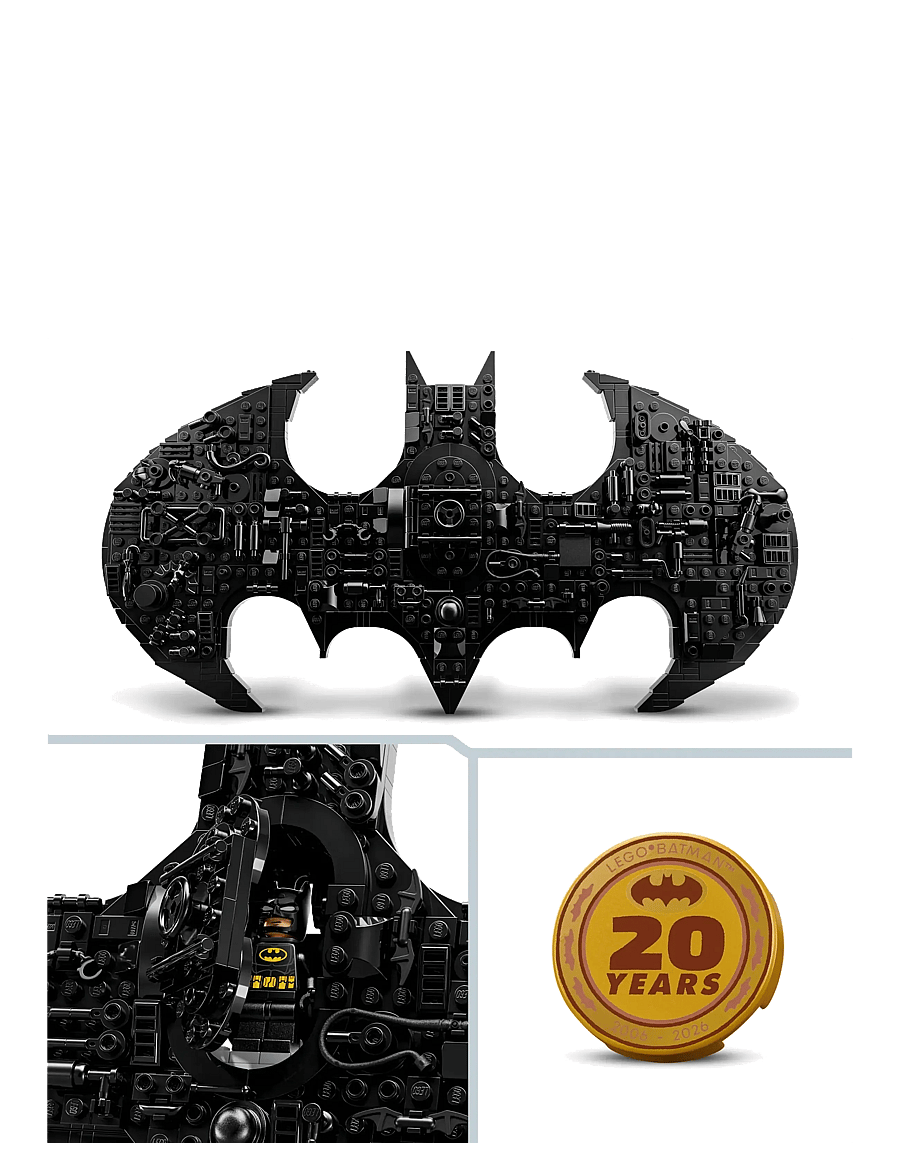 LEGO - DC Batman™: Batman Logo, Super Hero Building Toy 76330 - lego super heroes - multi - 3