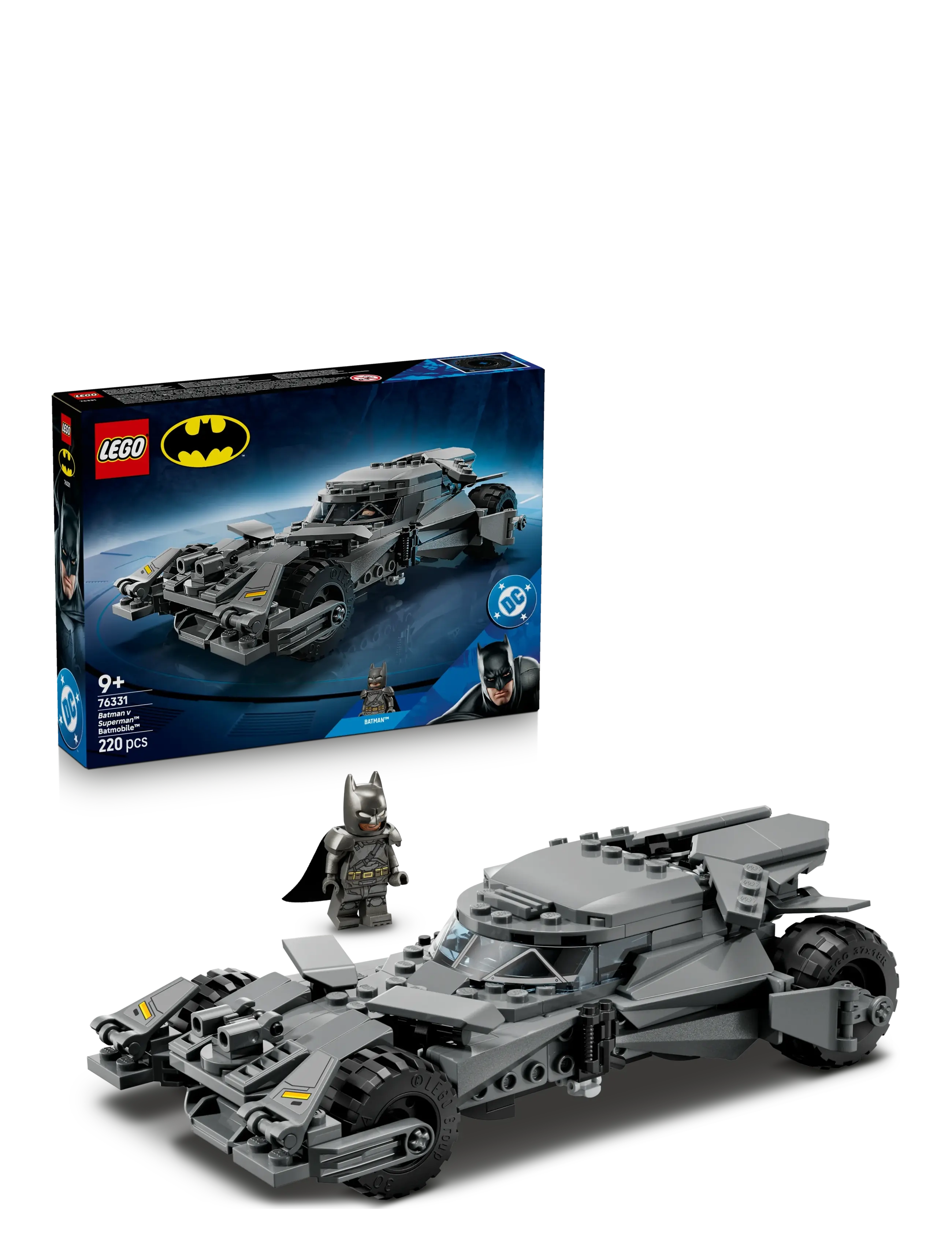 LEGO Batman V Superman Batmobile 76331, One Size, Lego Spielzeug, Mehrfarbig/gemustert - Super Heroes, Kinder