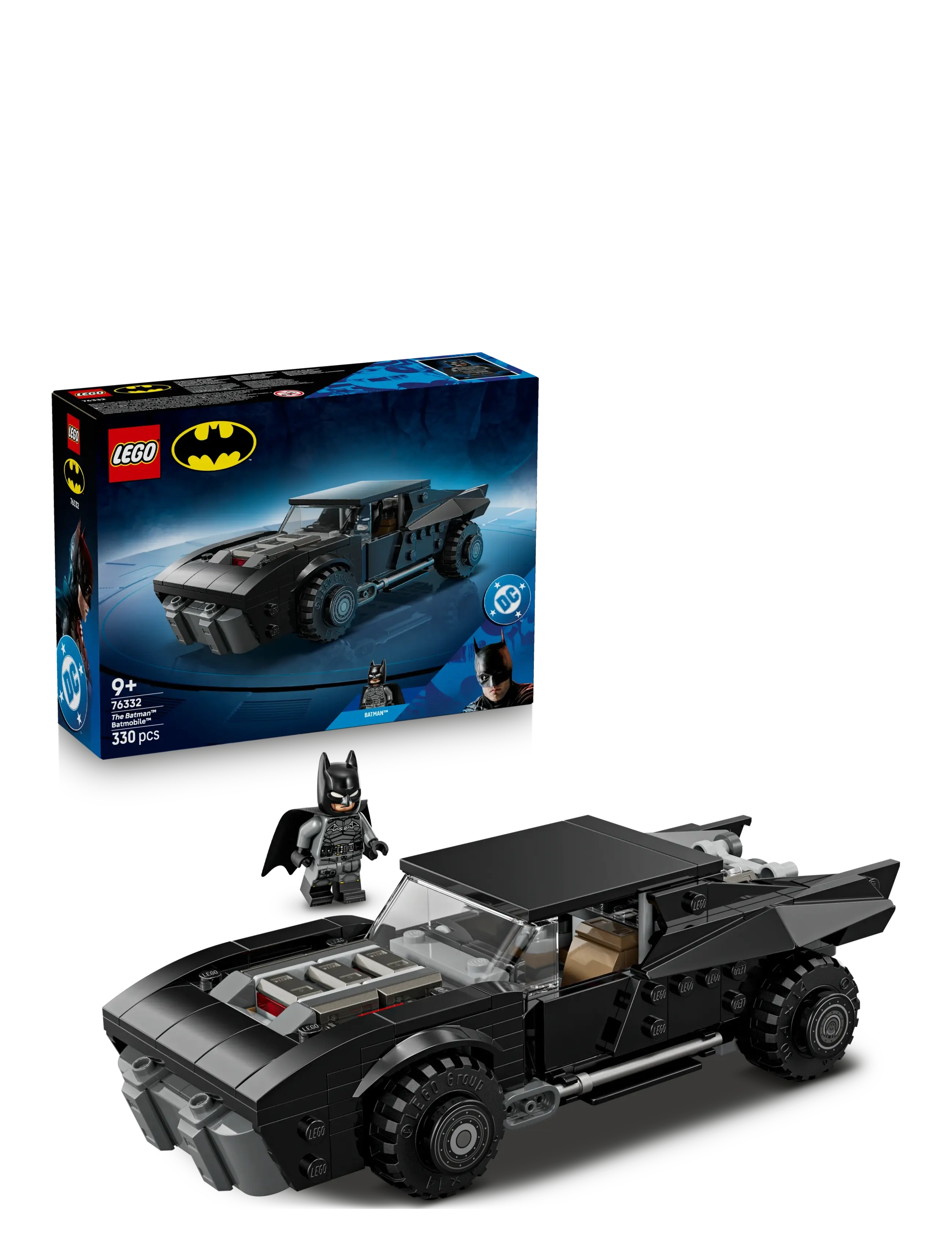 LEGO The Batman Batmobile 76332, One Size, Black, Lego Legetøj > Lego Super Heroes, Børn