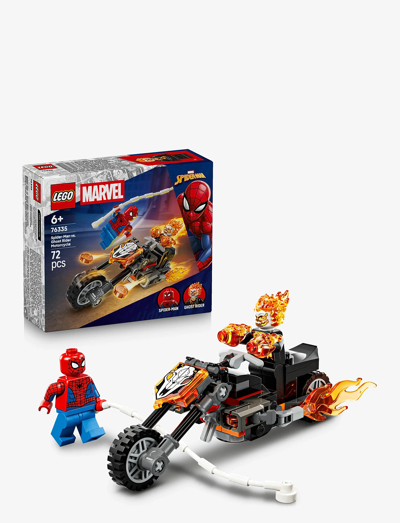 LEGO - Marvel Spider-Man vs. Ghost Rider Motorcycle 76335 - lego super heroes - multi - 0