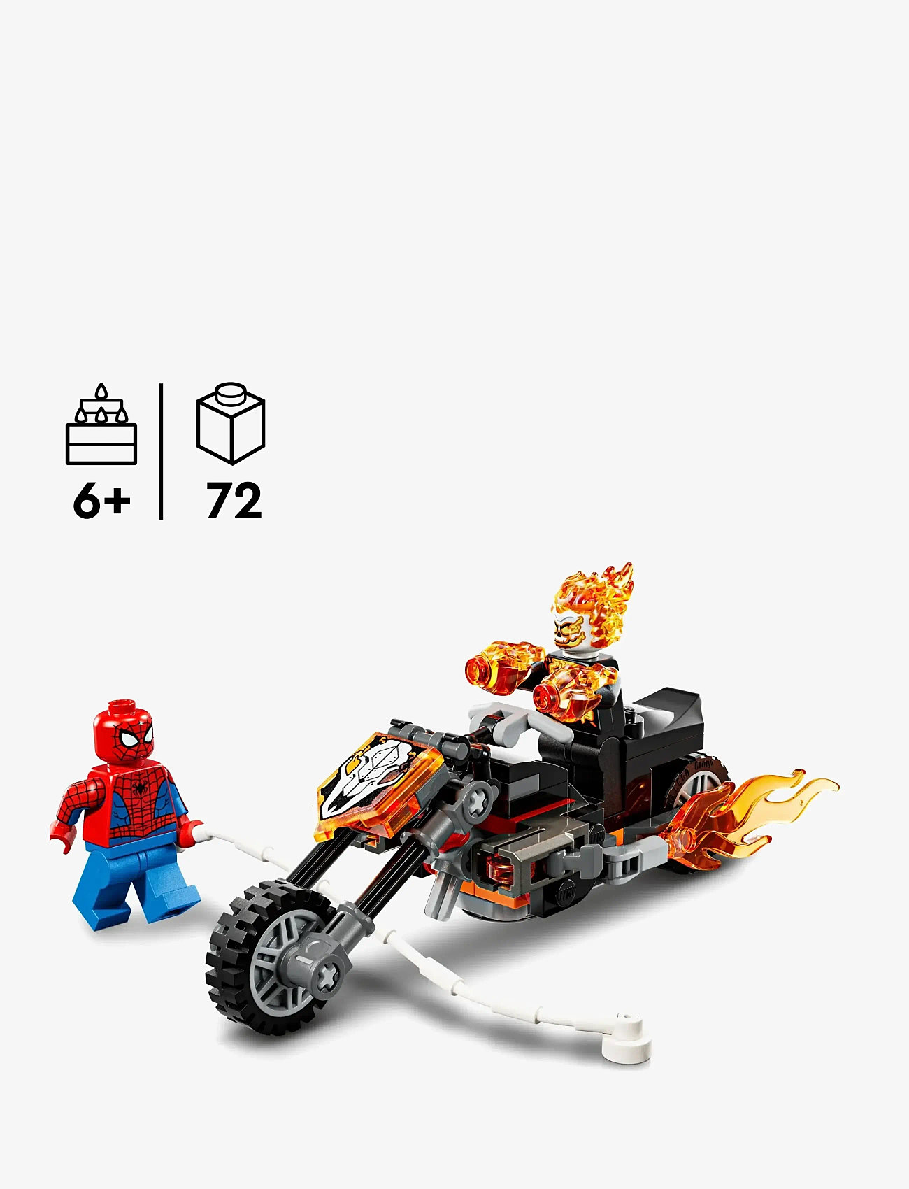 LEGO - Marvel Spider-Man vs. Ghost Rider Motorcycle 76335 - lego super heroes - multi - 1