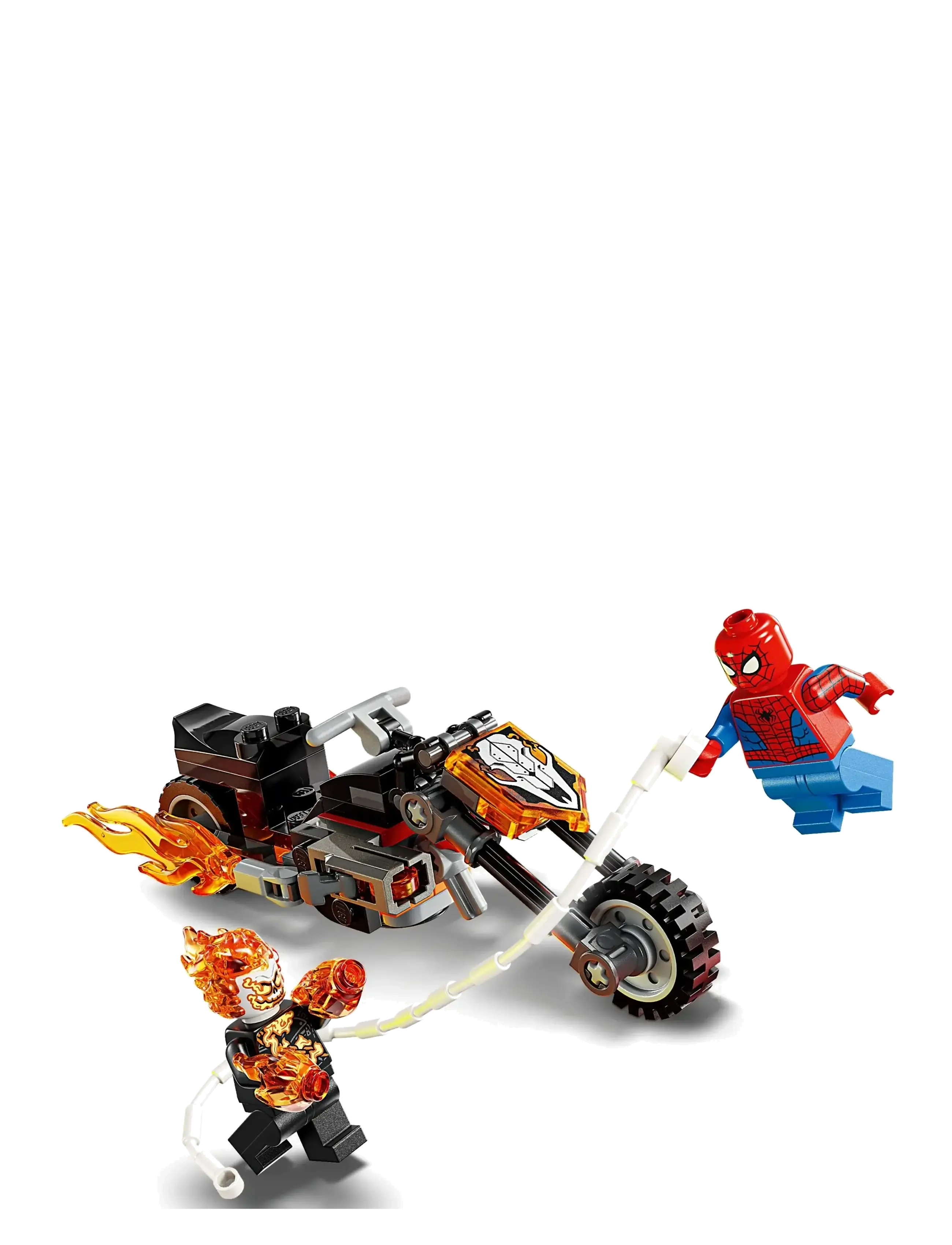 LEGO - Marvel Spider-Man vs. Ghost Rider Motorcycle 76335 - lego super heroes - multi - 3