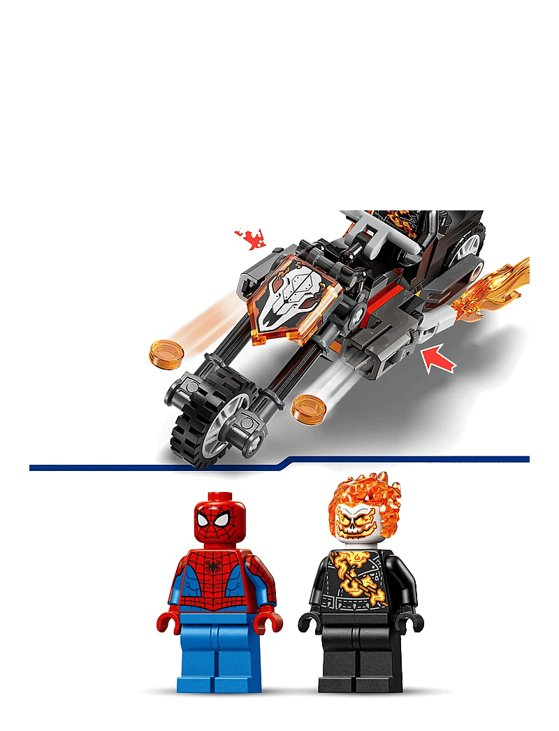 LEGO - Marvel Spider-Man vs. Ghost Rider Motorcycle 76335 - lego super heroes - multi - 4