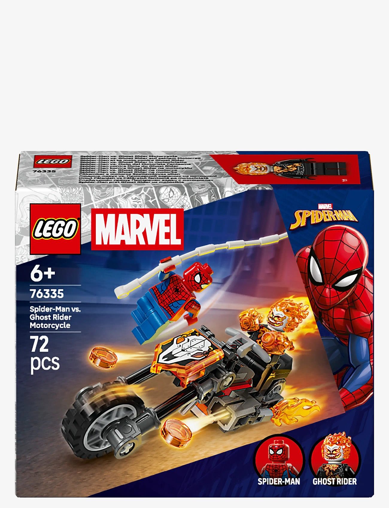 LEGO - Marvel Spider-Man vs. Ghost Rider Motorcycle 76335 - lego super heroes - multi - 5