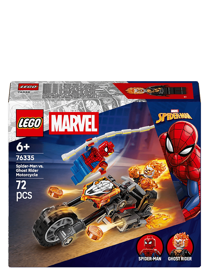 LEGO - Marvel Spider-Man vs. Ghost Rider Motorcycle 76335 - lego super heroes - multi - 5