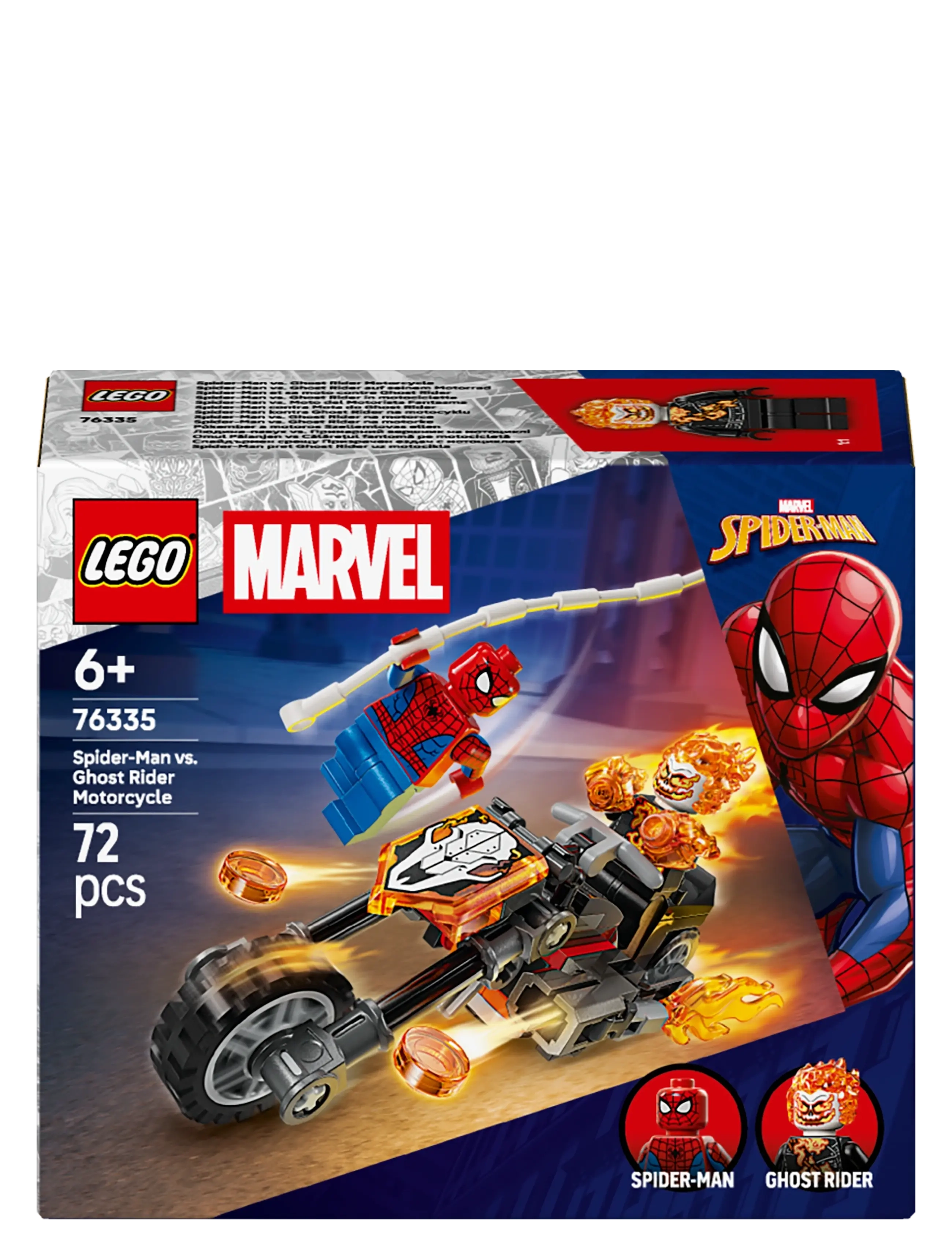 LEGO - Spider-Man mot Ghost Rider på motorcykel 76335 - multi - 5