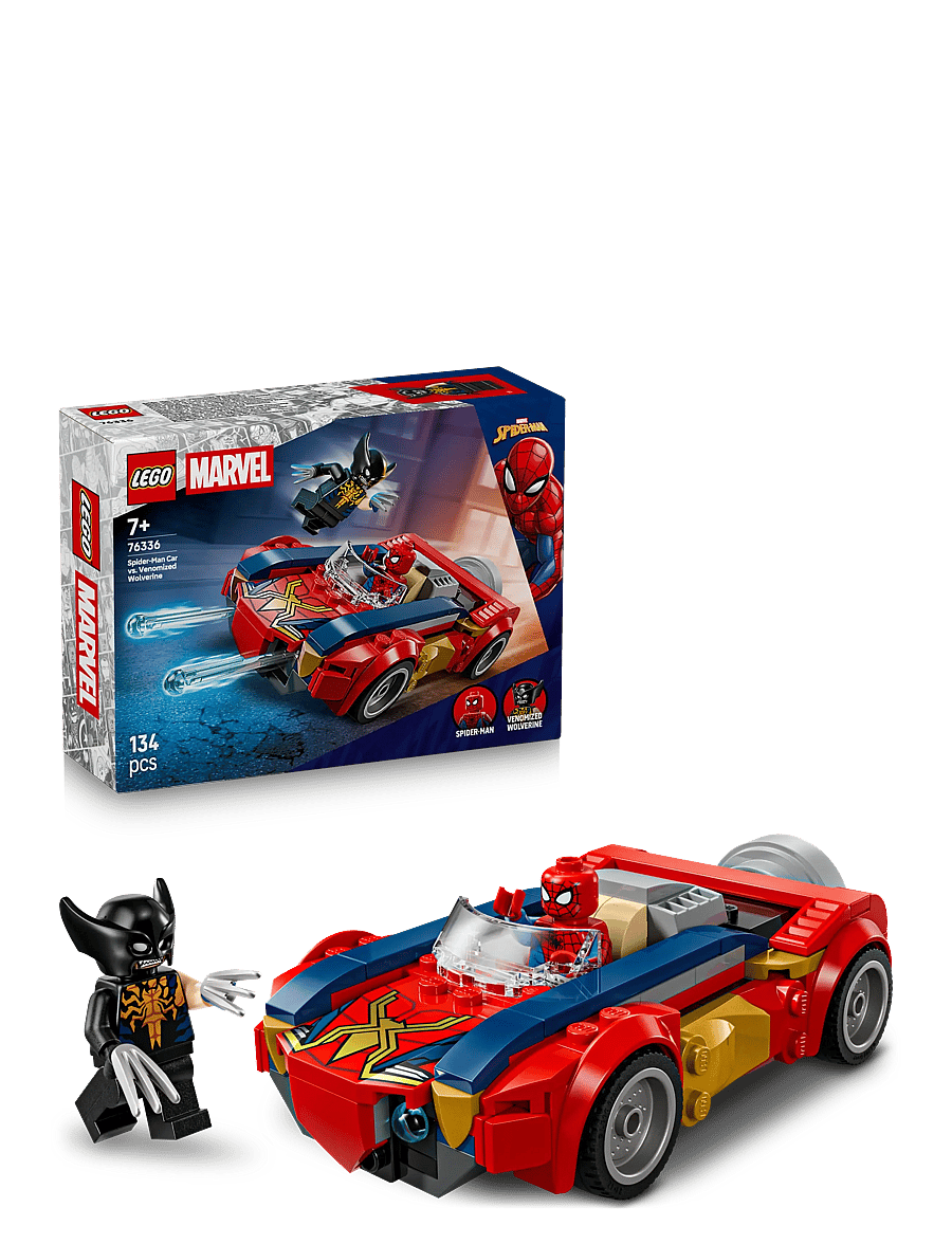 LEGO - Marvel Spider-Man Car vs. Venomized Wolverine 76336 - lego super heroes - multi - 0