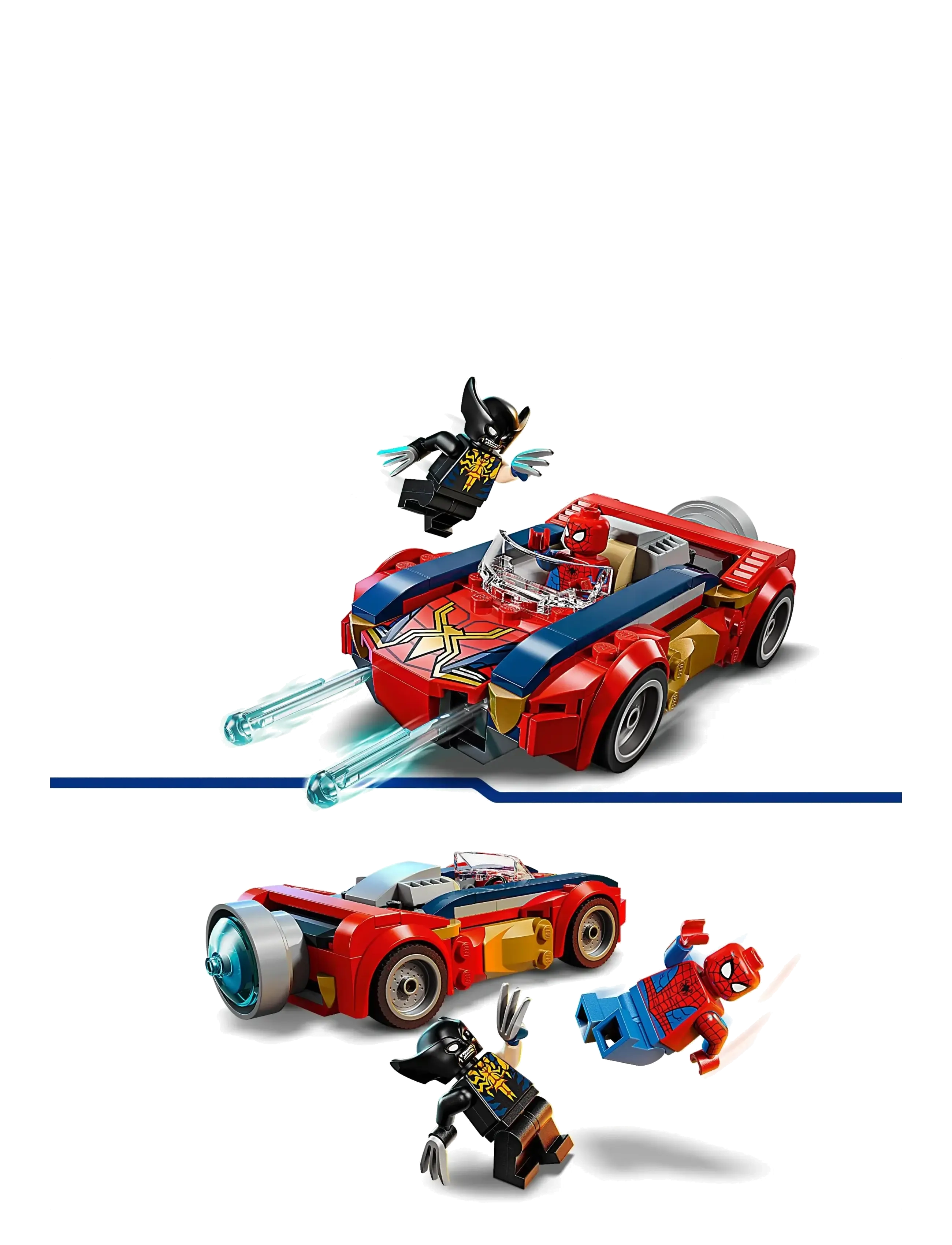 LEGO - Marvel Spider-Man Car vs. Venomized Wolverine 76336 - lego super heroes - multi - 3