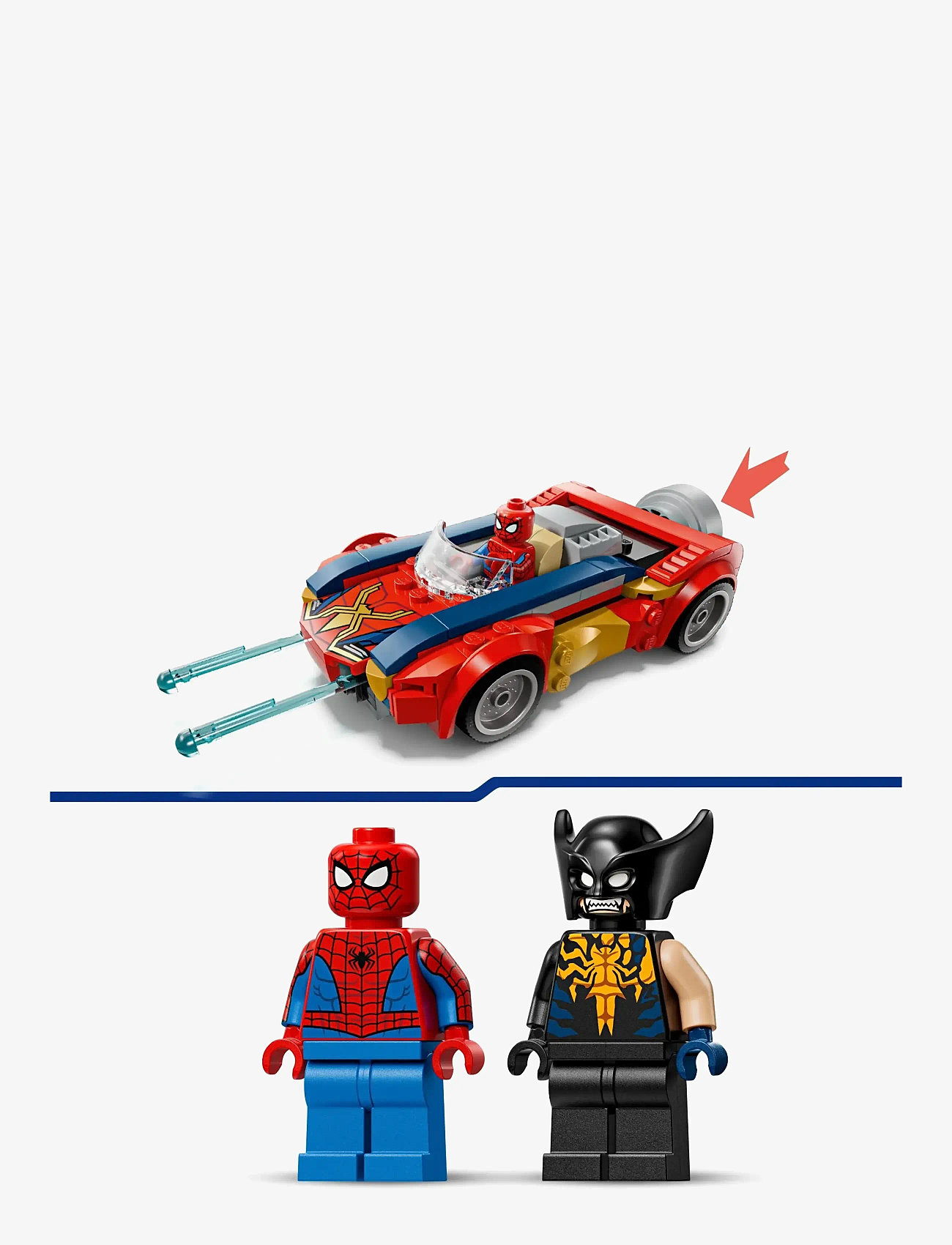 LEGO - Marvel Spider-Man Car vs. Venomized Wolverine 76336 - lego super heroes - multi - 4