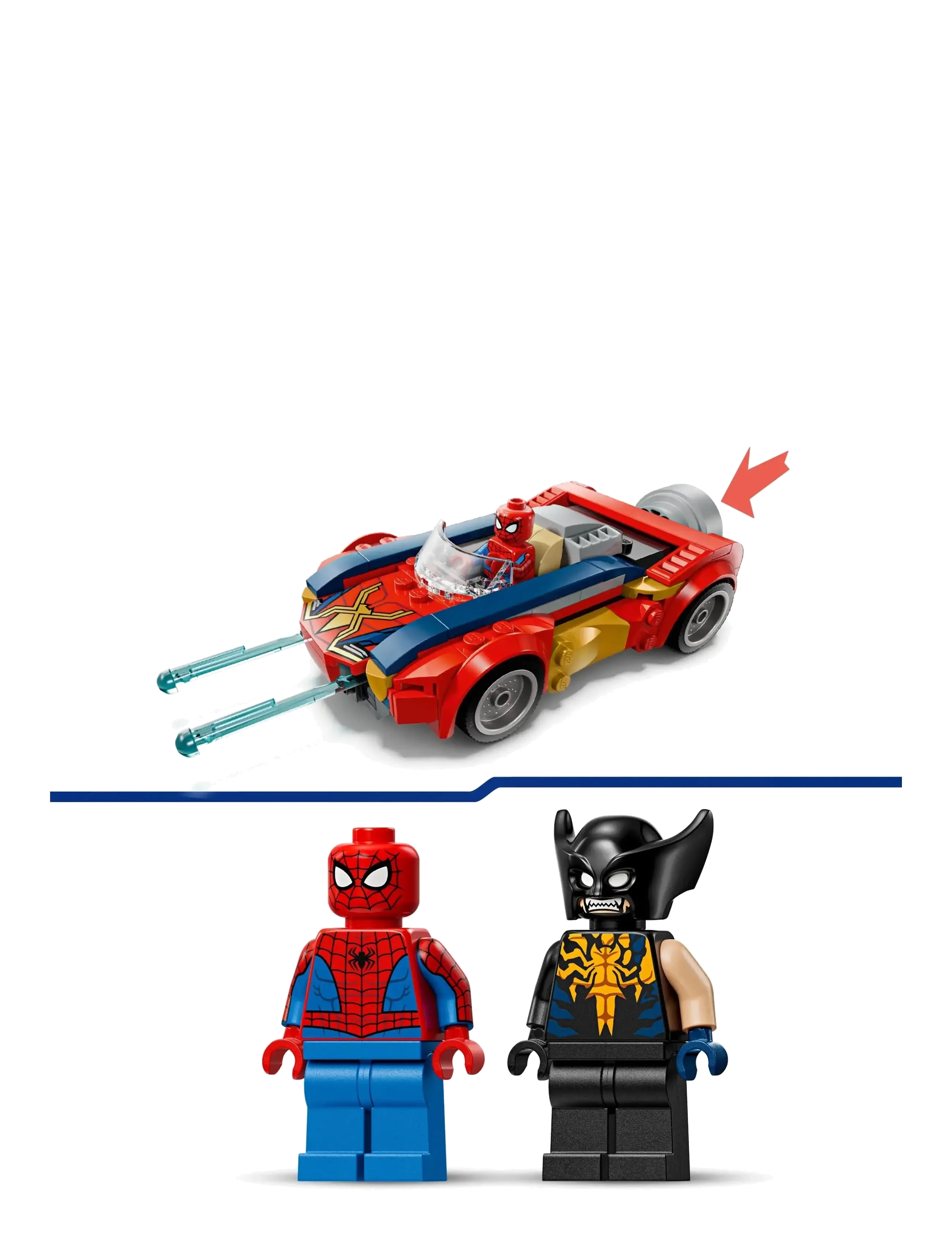 LEGO - Marvel Spider-Man Car vs. Venomized Wolverine 76336 - lego super heroes - multi - 4