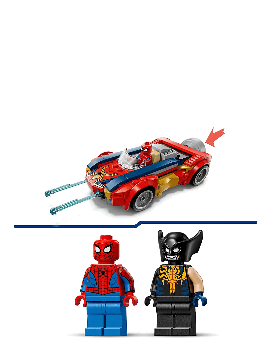 LEGO - Marvel Spider-Man Car vs. Venomized Wolverine 76336 - lego super heroes - multi - 4